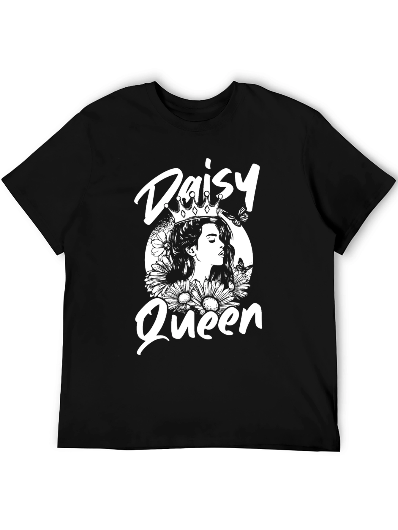 Daisy Queen Graphic Tee - Black T-Shirt