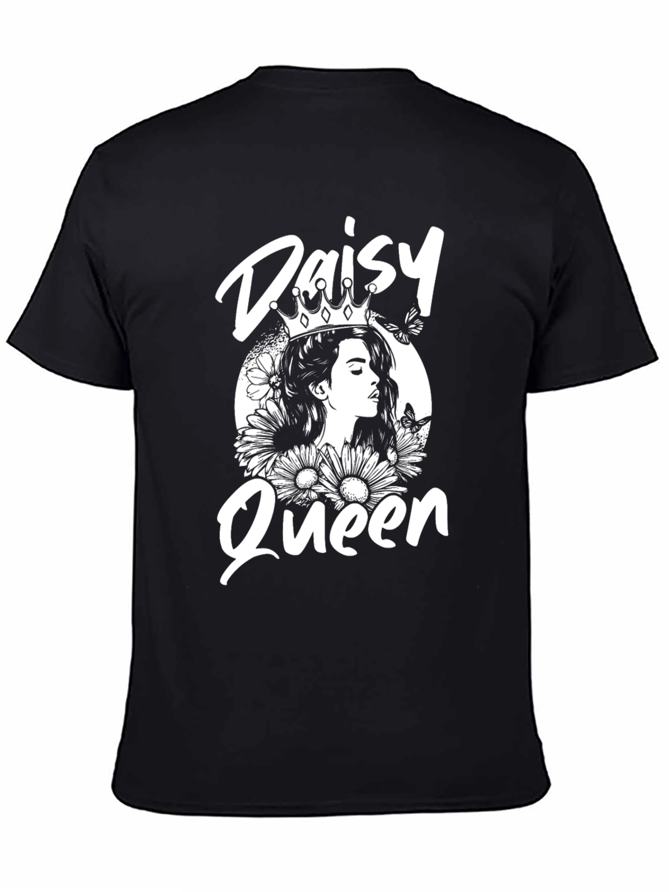 Daisy Queen Graphic Tee - Black T-Shirt