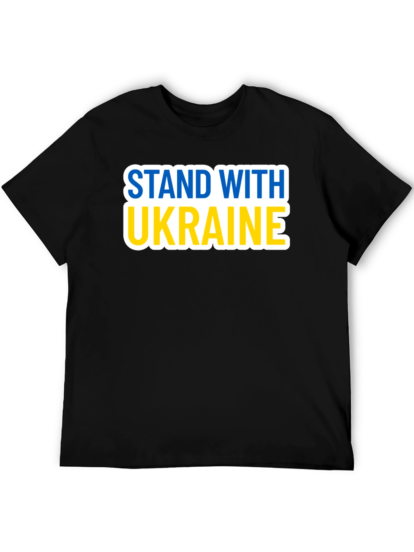 Stand With Ukraine T-Shirt - Black