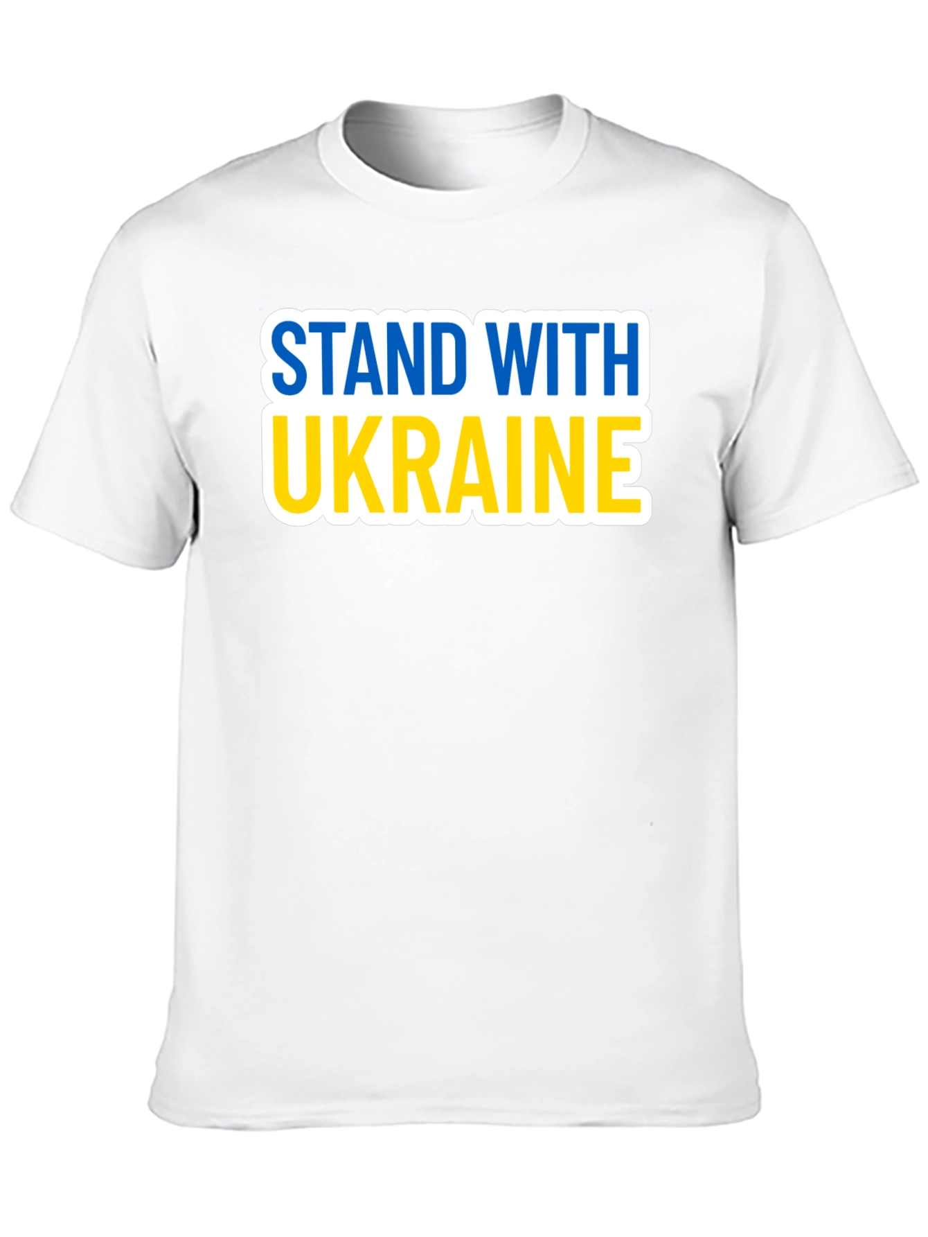 Stand With Ukraine T-Shirt - Black