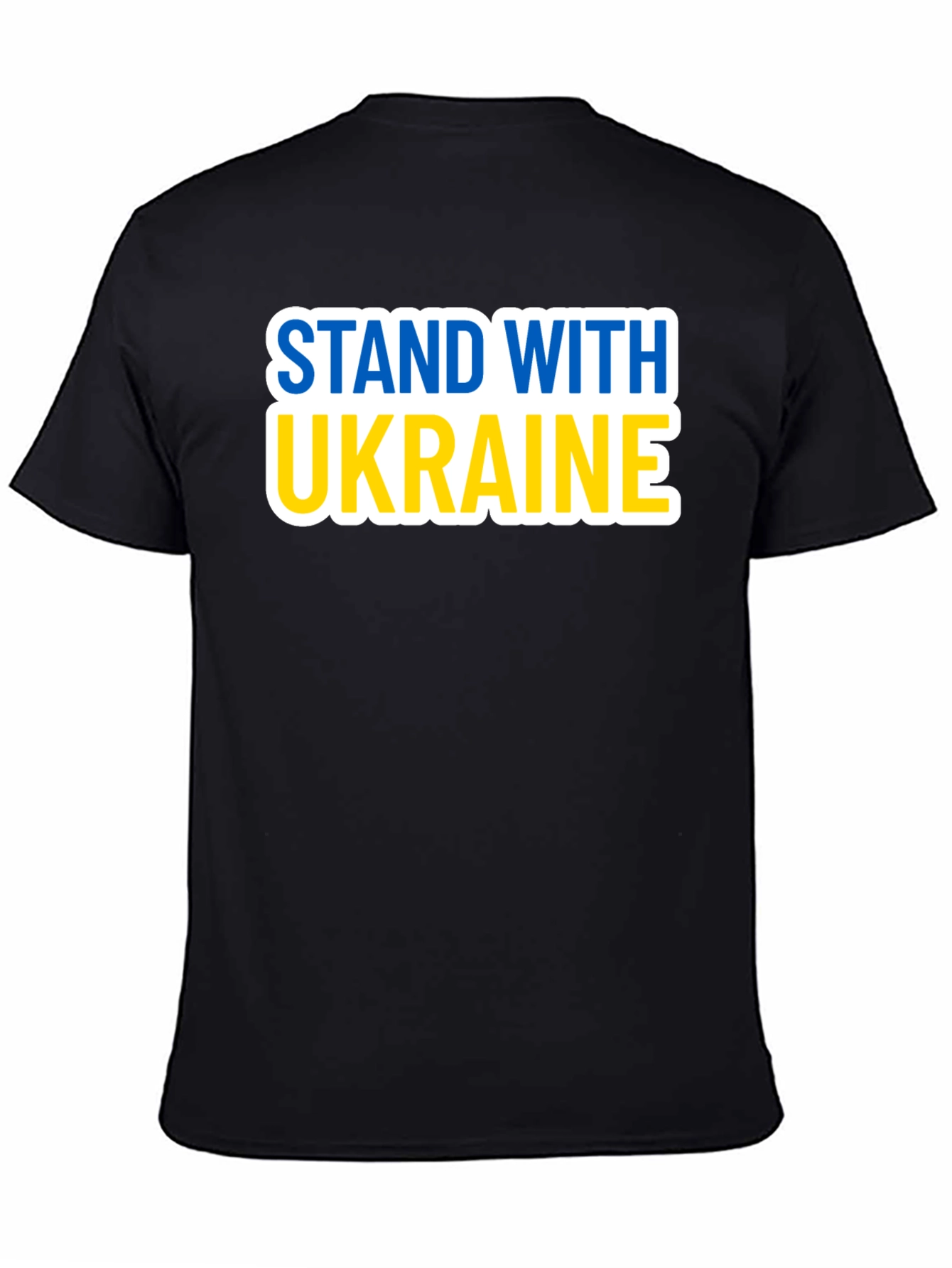 Stand With Ukraine T-Shirt - Black