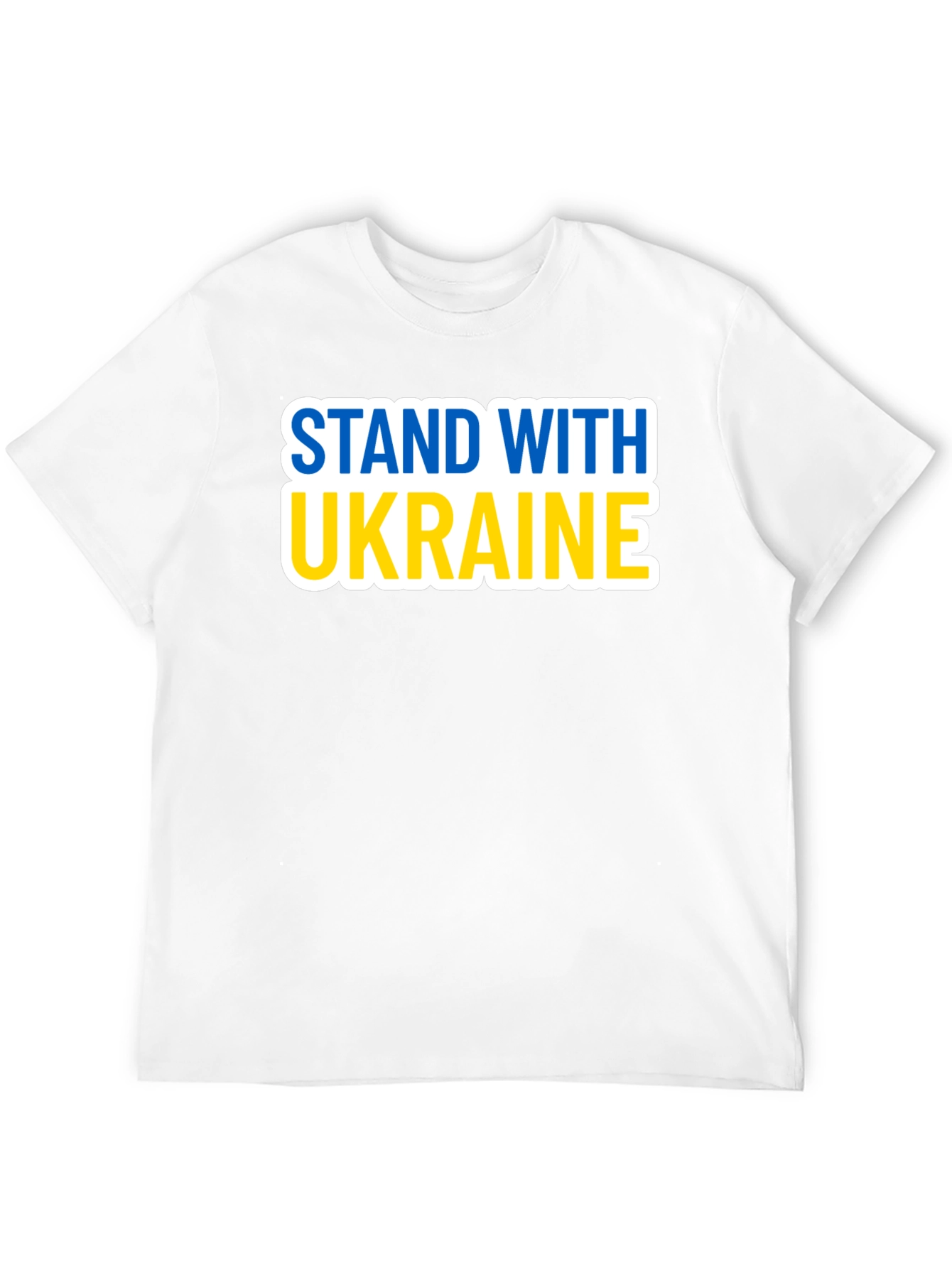 Stand With Ukraine T-Shirt - Black