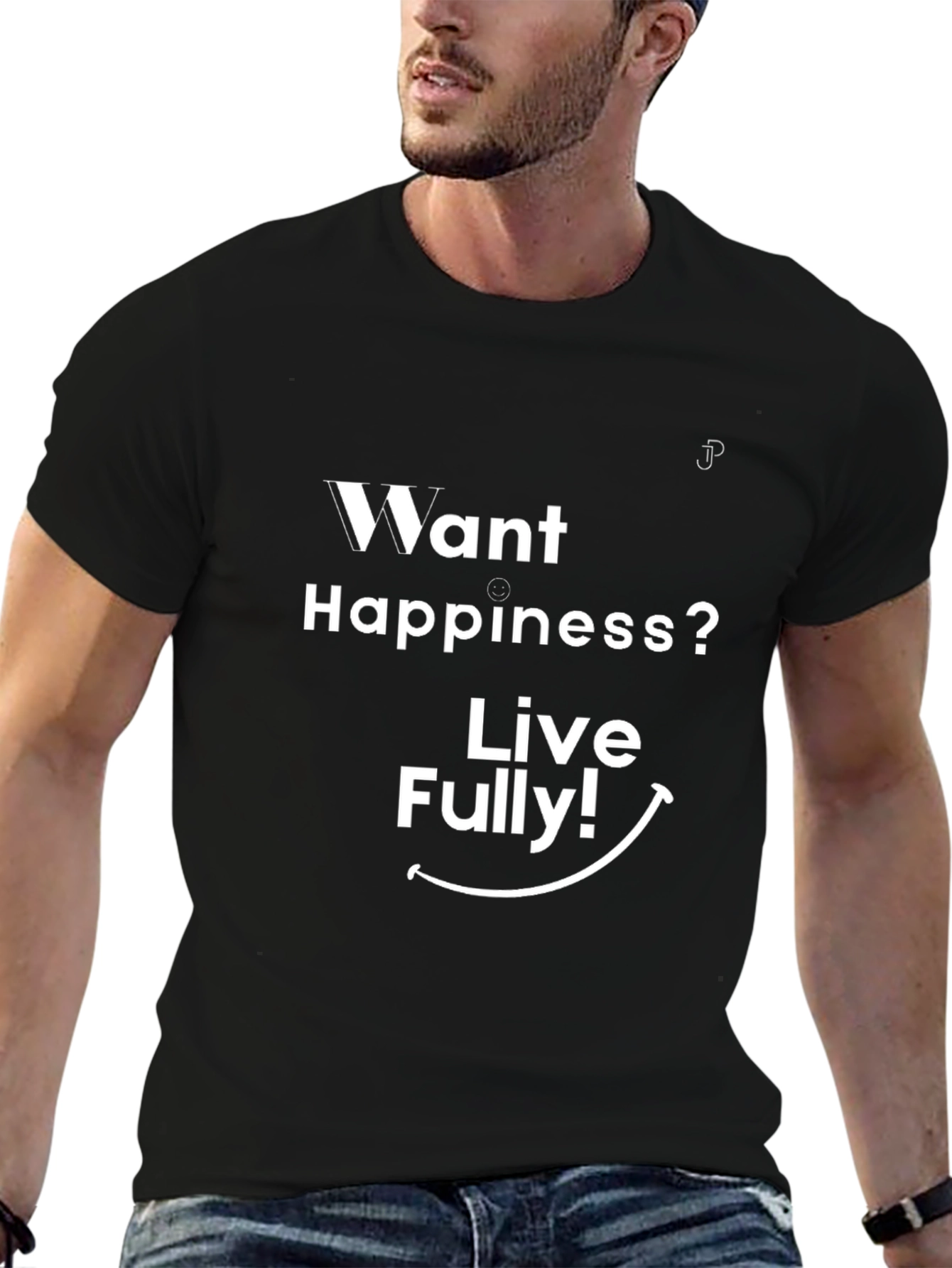 Happiness Graphic Tee - Live Fully T-Shirt