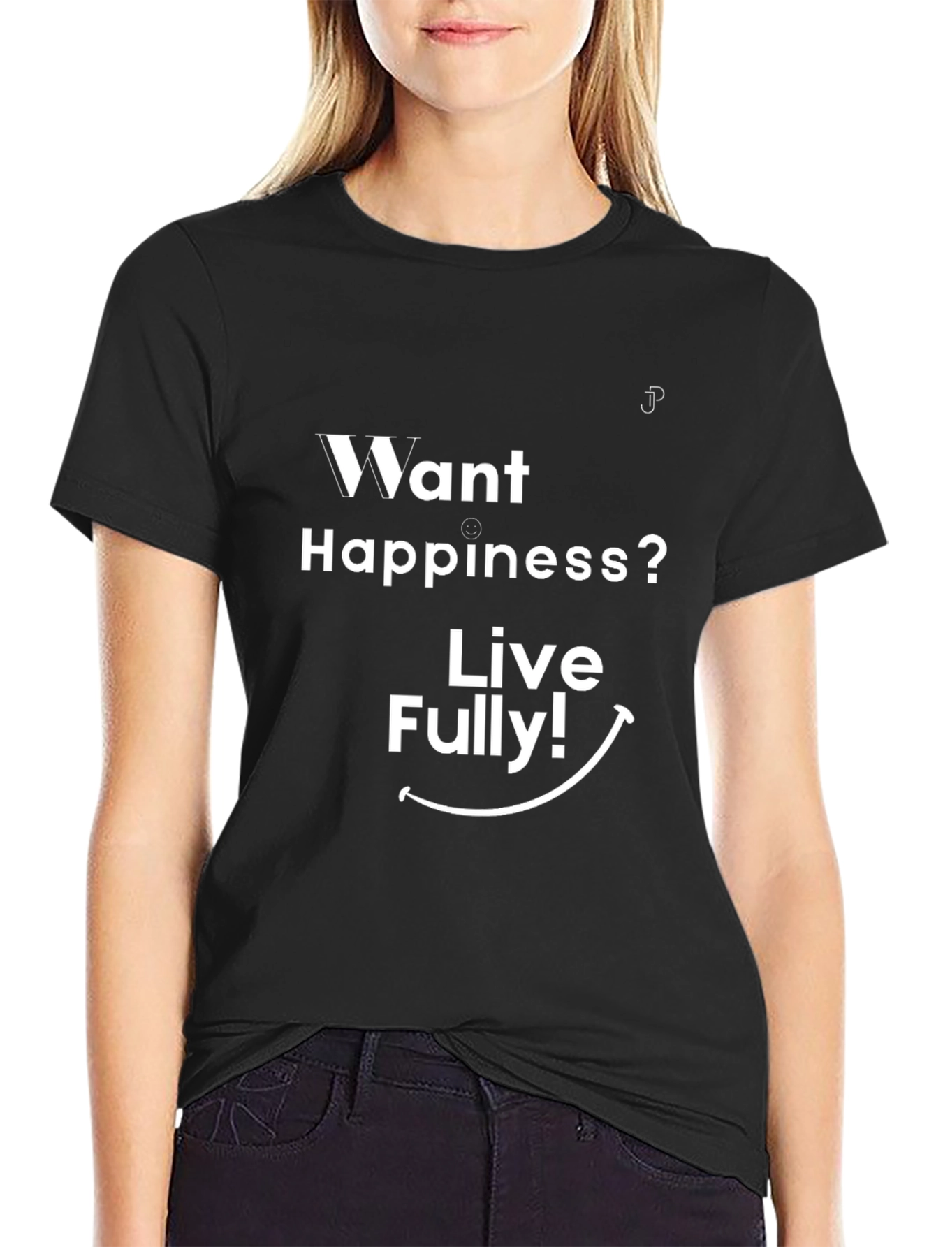 Happiness Graphic Tee - Live Fully T-Shirt
