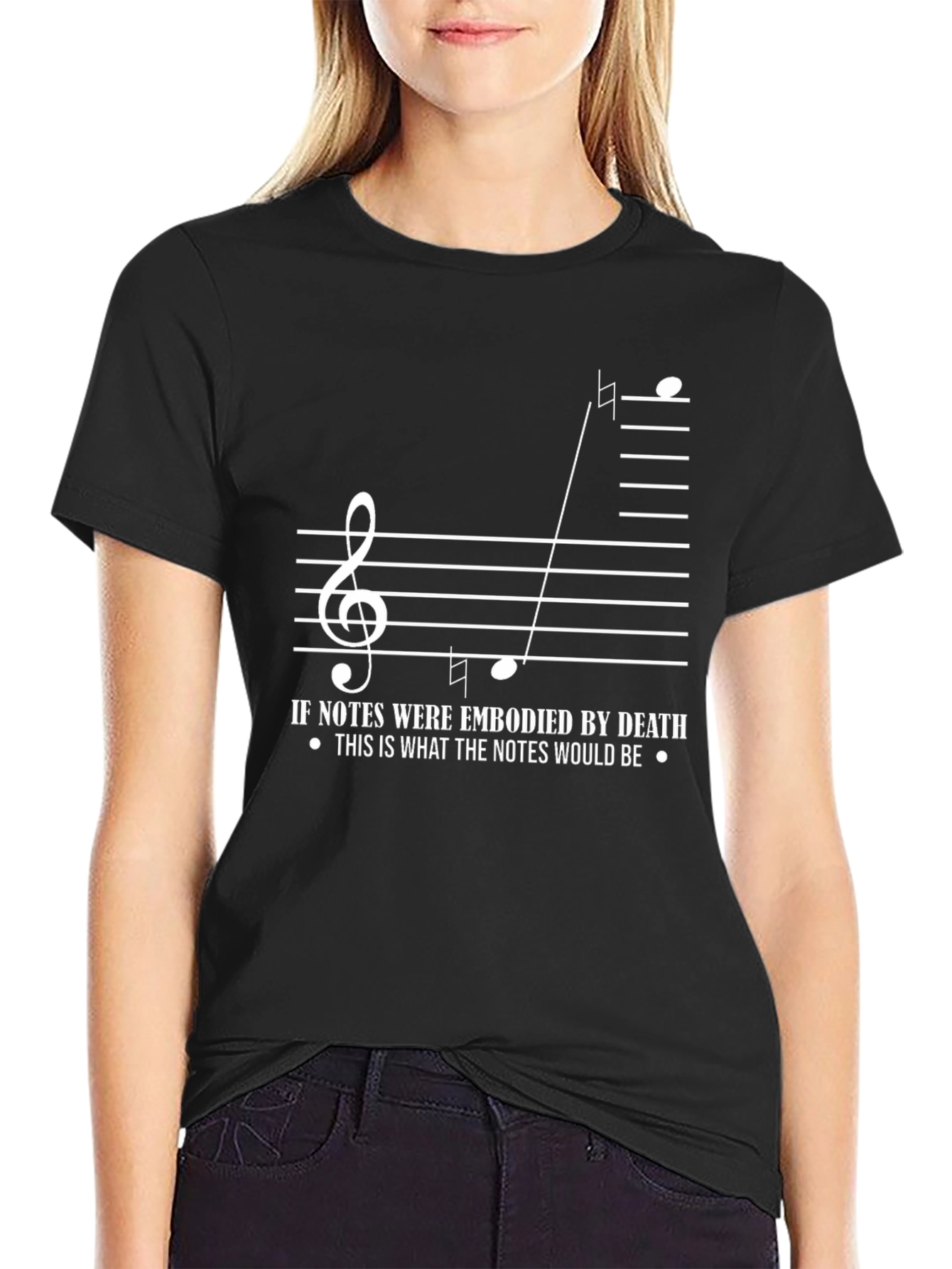 Death Notes Music T-Shirt - Dark Humor Tee