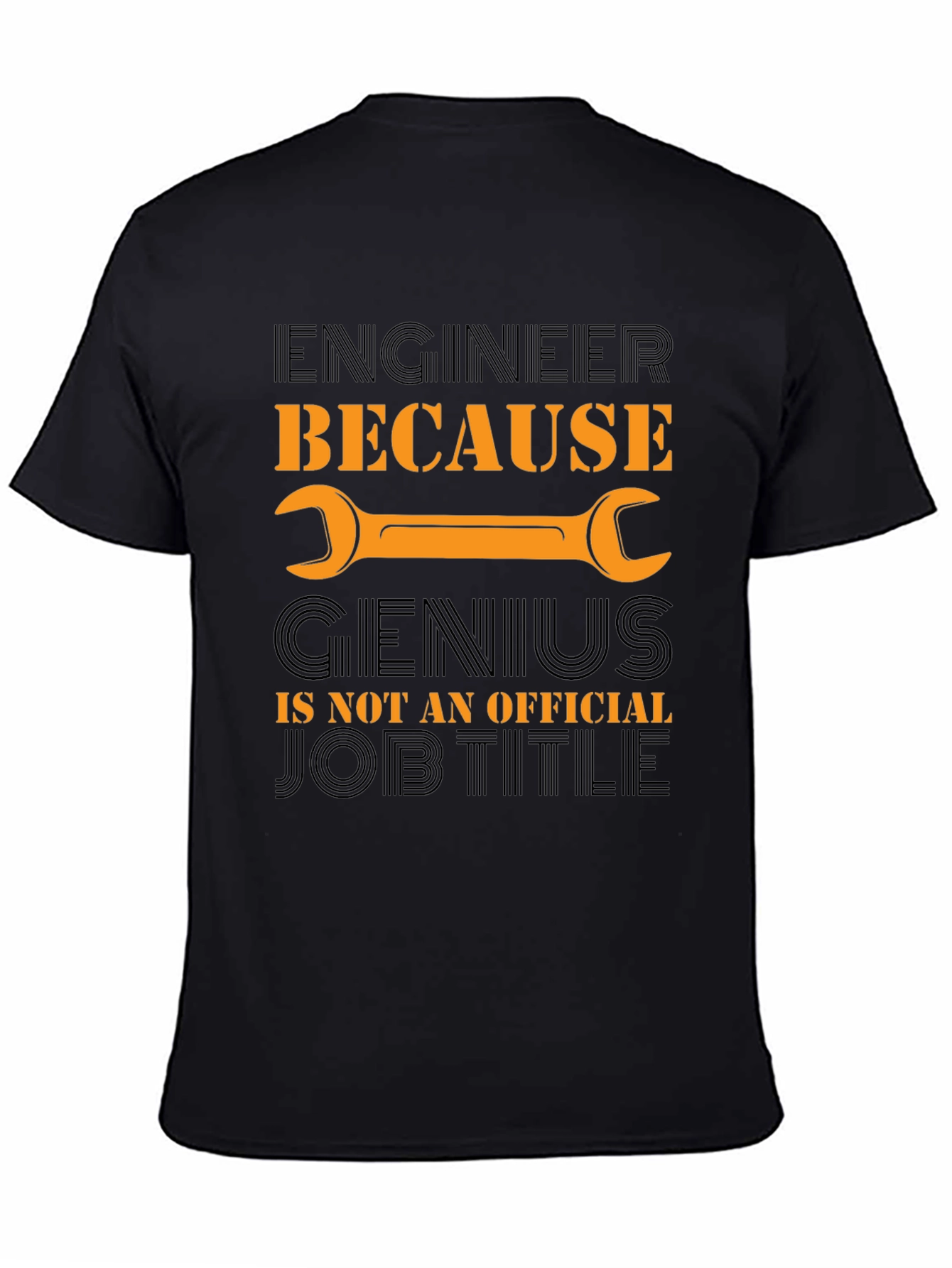 Engineer Genius Job Title T-Shirt