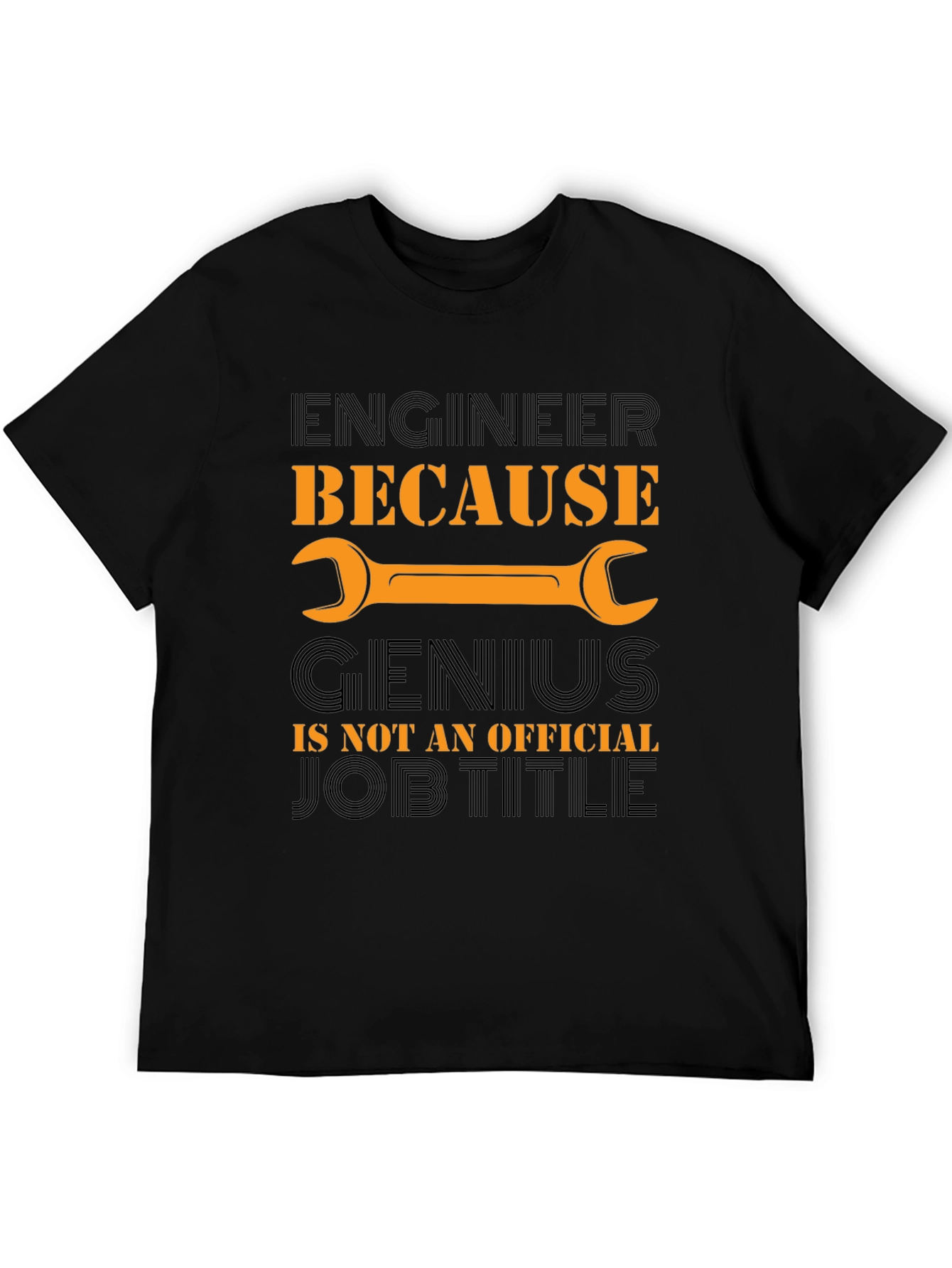Engineer Genius Job Title T-Shirt