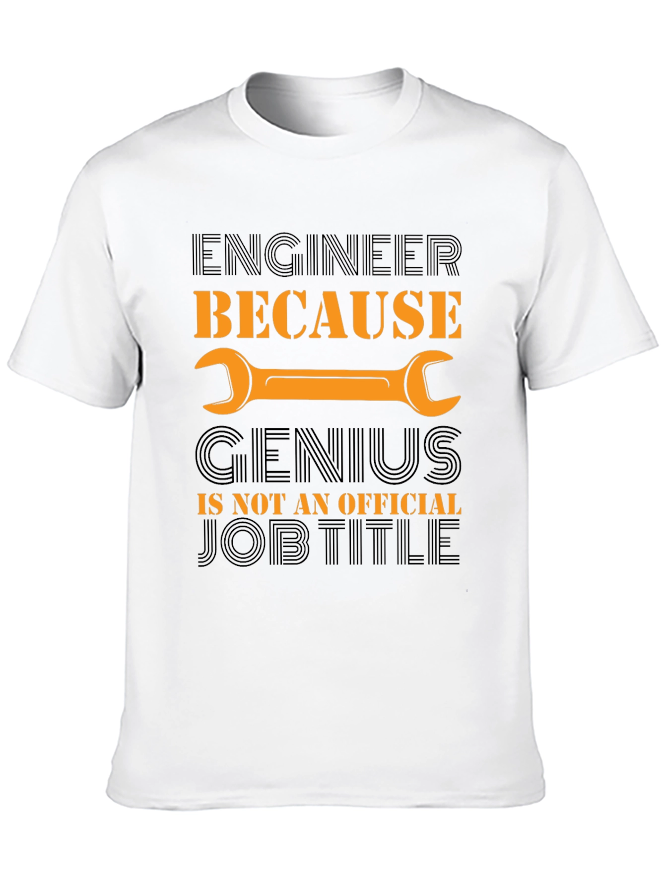 Engineer Genius Job Title T-Shirt