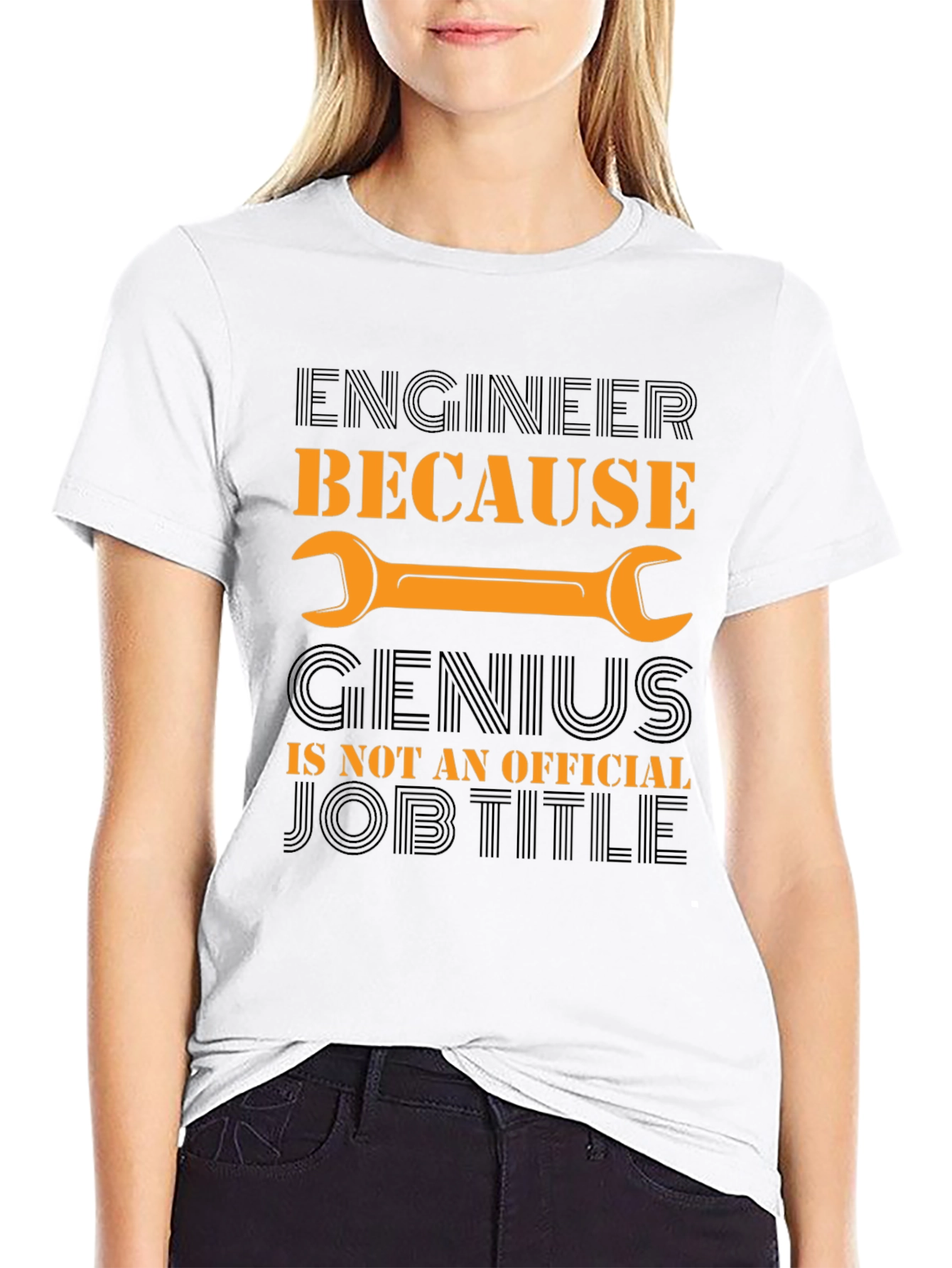 Engineer Genius Job Title T-Shirt