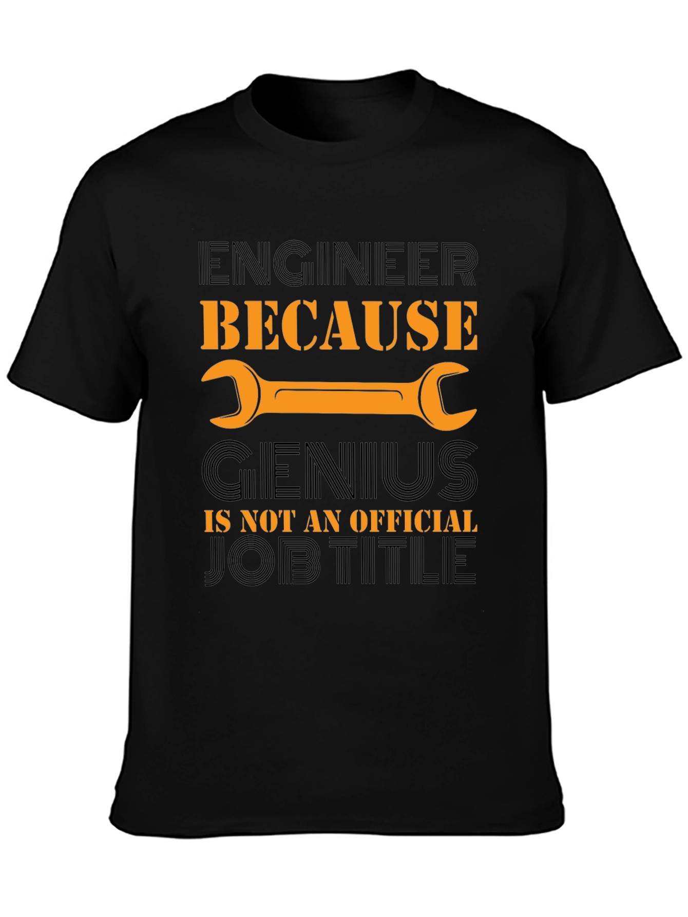 Engineer Genius Job Title T-Shirt