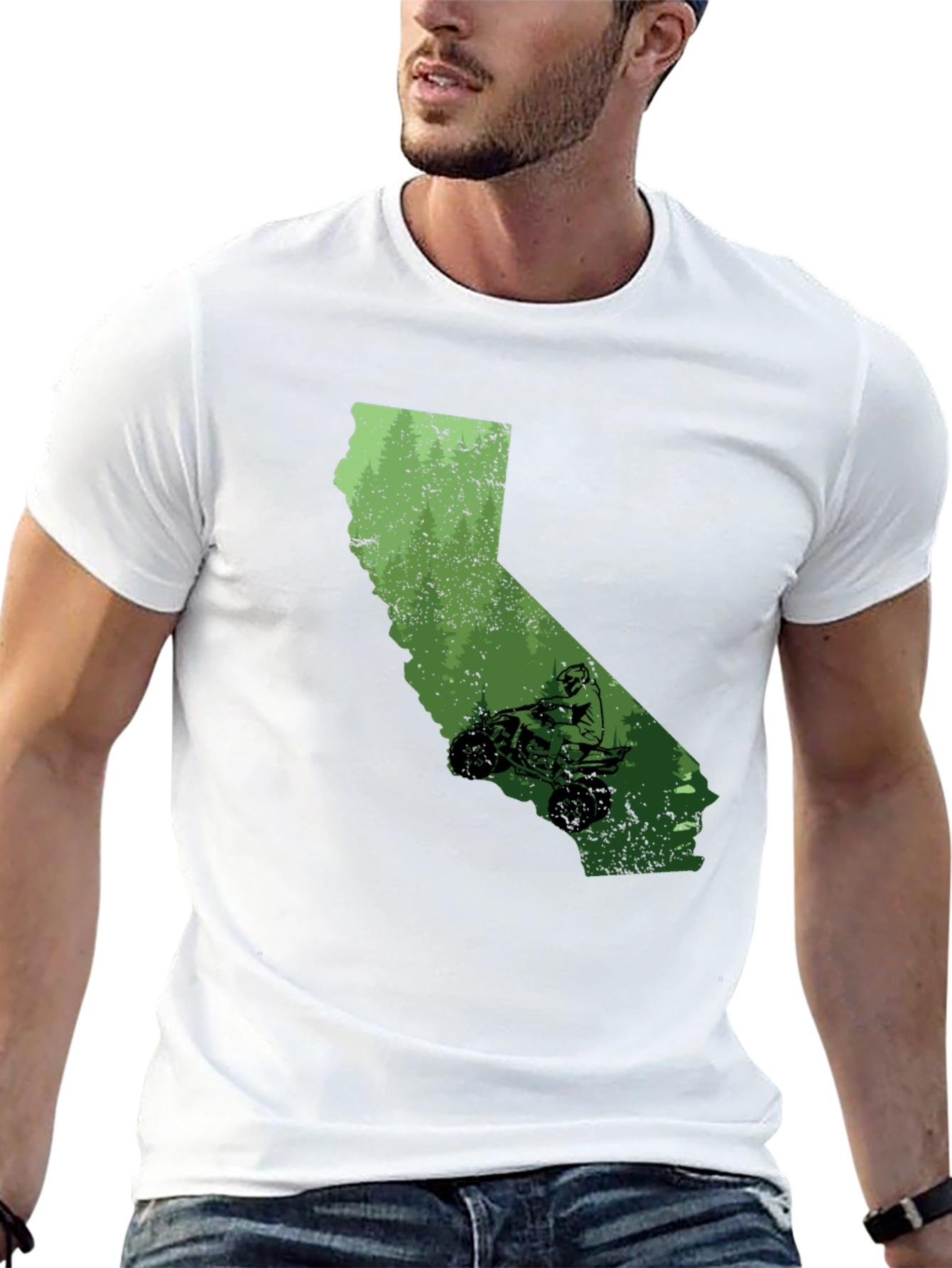 California ATV Rider Graphic Tee