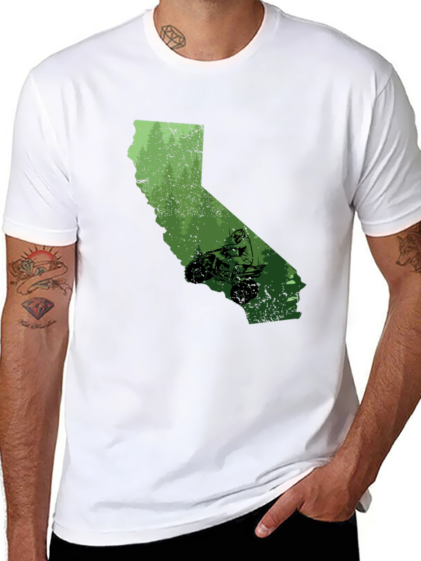 California ATV Rider Graphic Tee
