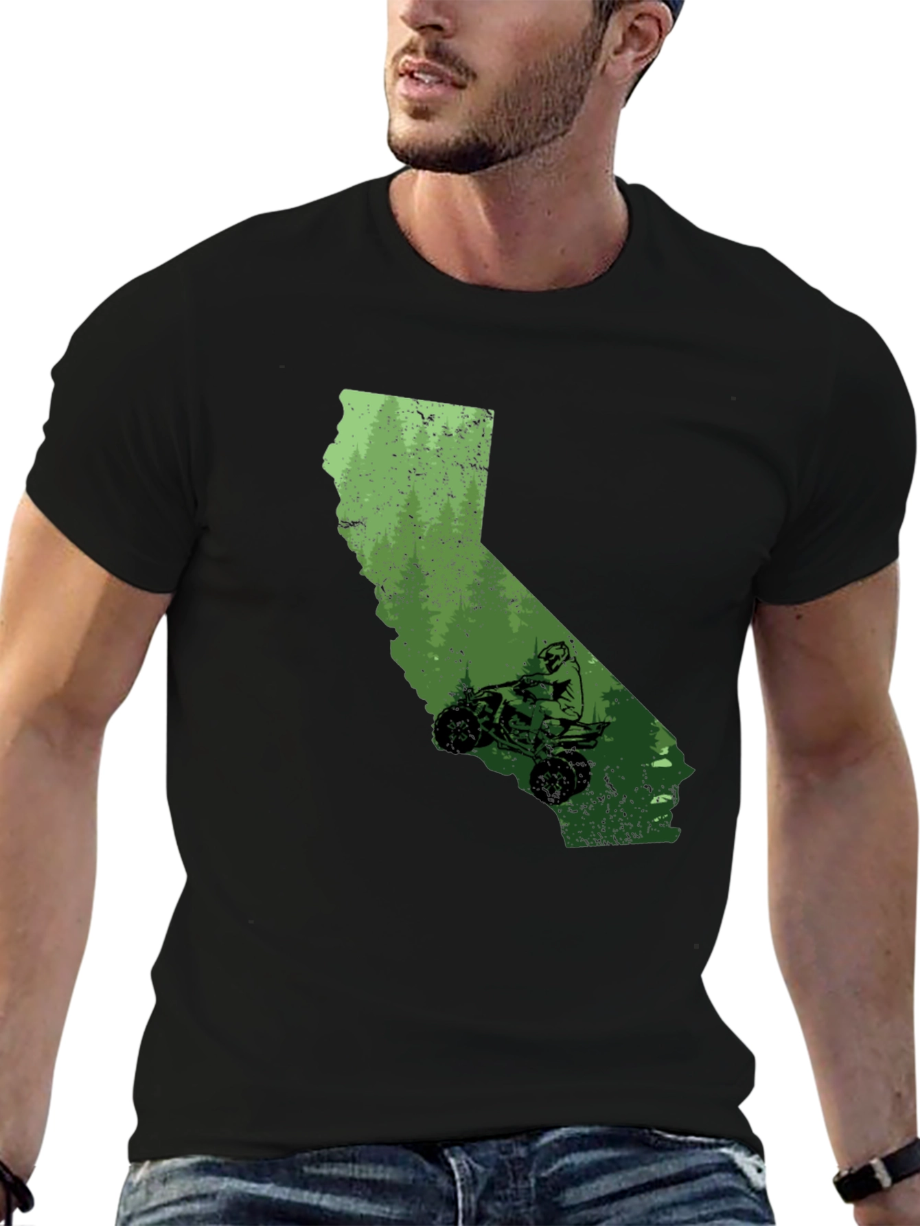 California ATV Rider Graphic Tee