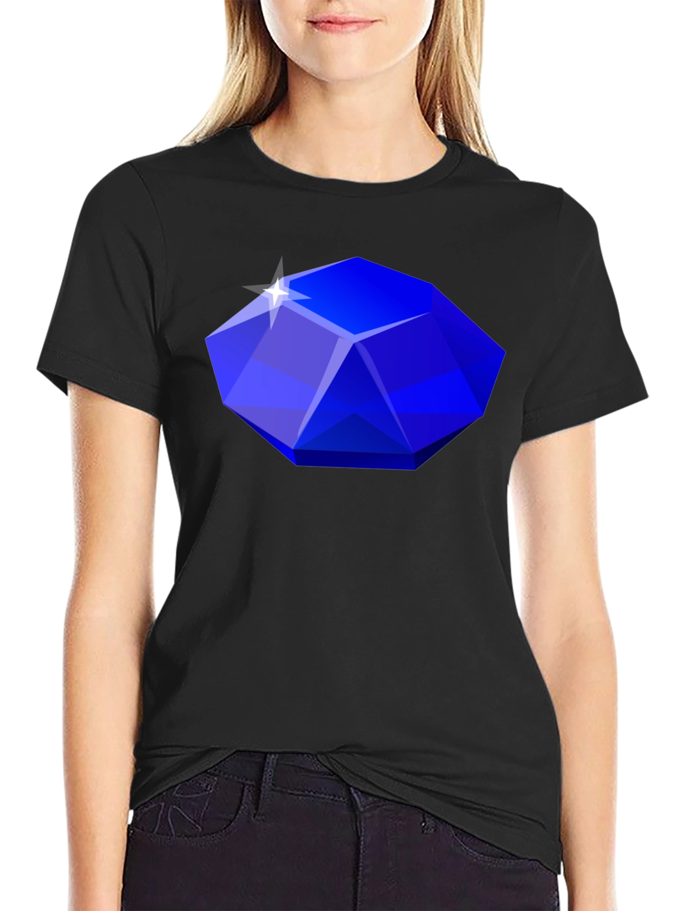 Gemstone Graphic Tee - Stylish Statement Shirt
