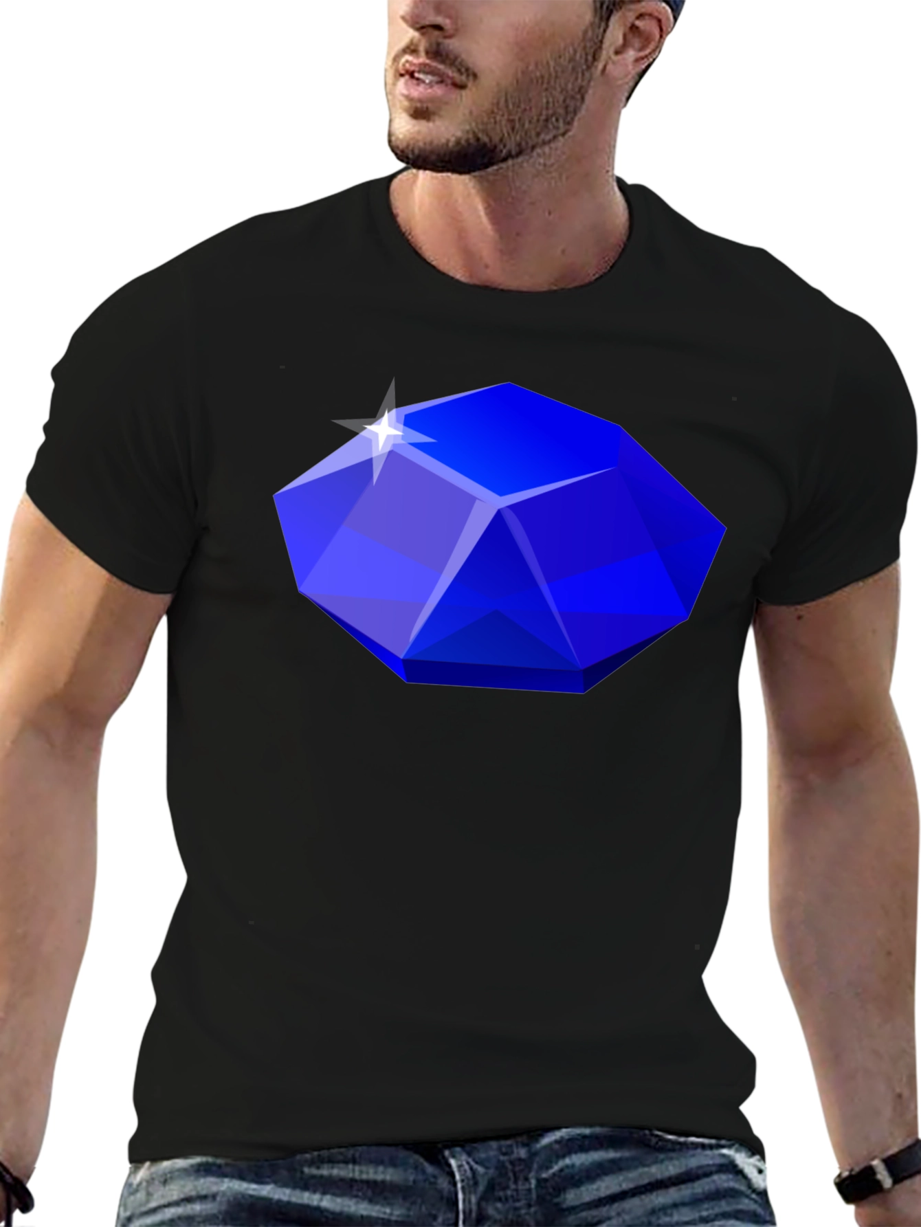 Gemstone Graphic Tee - Stylish Statement Shirt