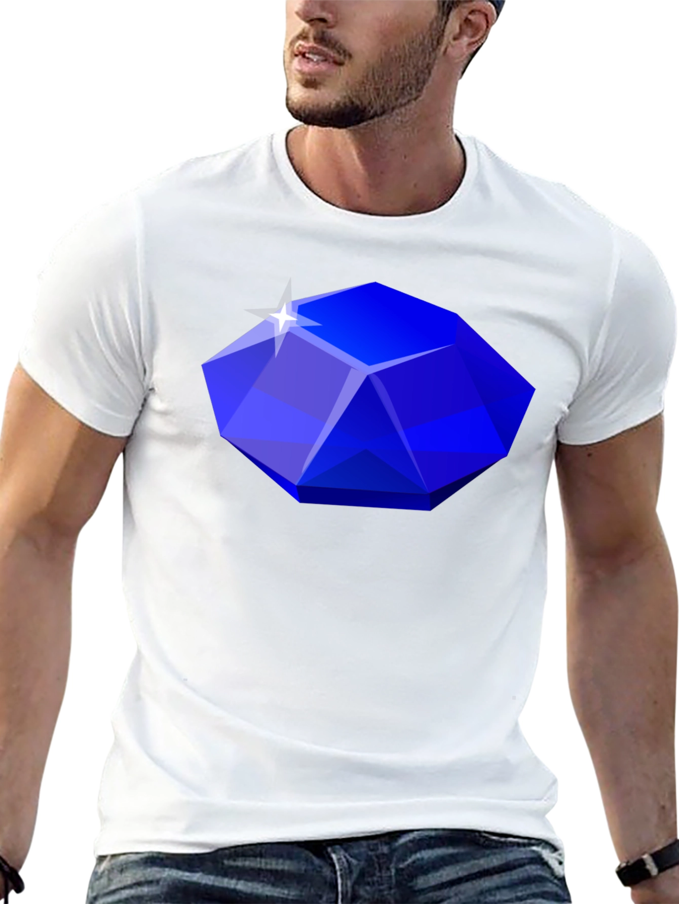 Gemstone Graphic Tee - Stylish Statement Shirt