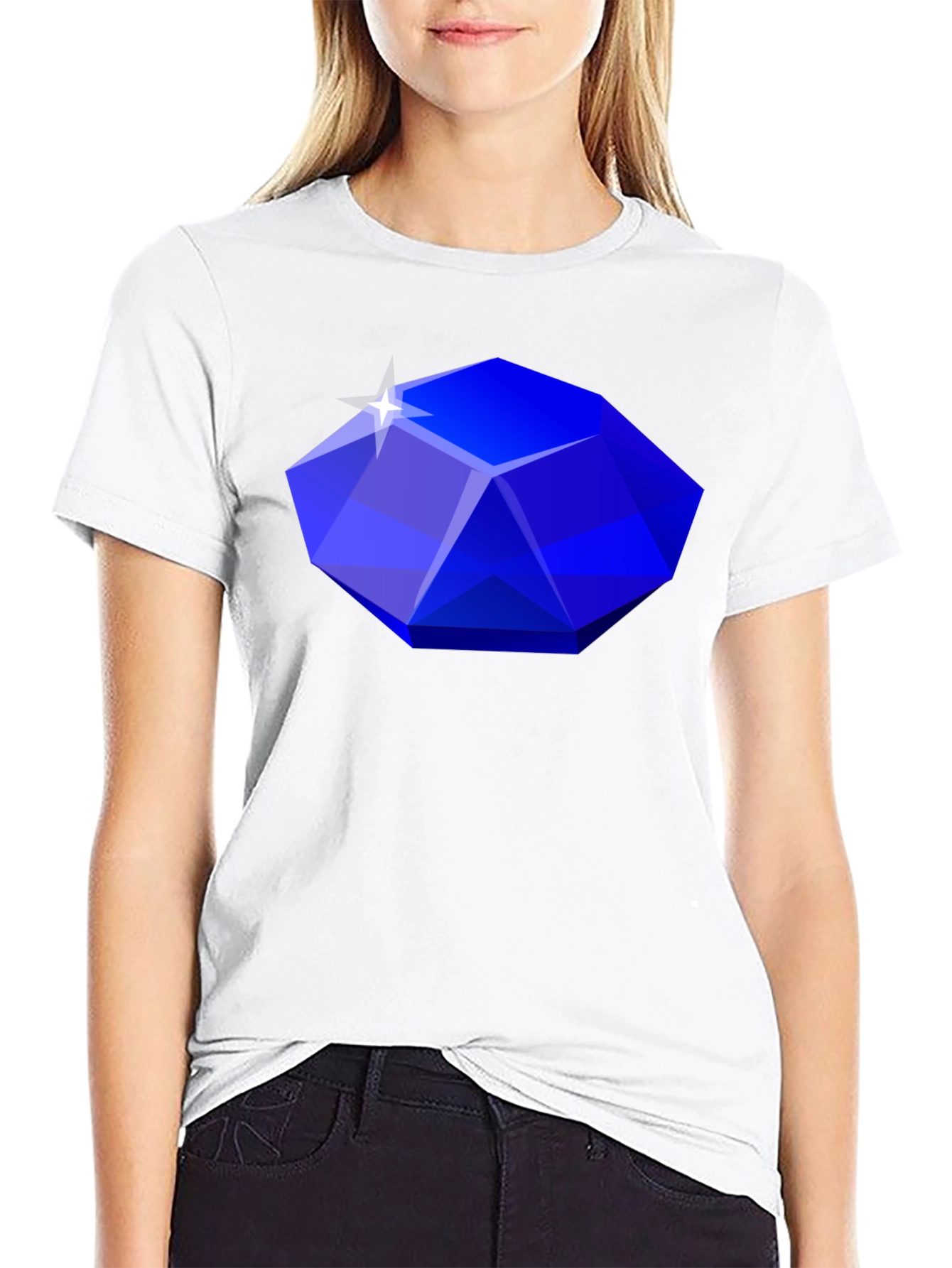 Gemstone Graphic Tee - Stylish Statement Shirt