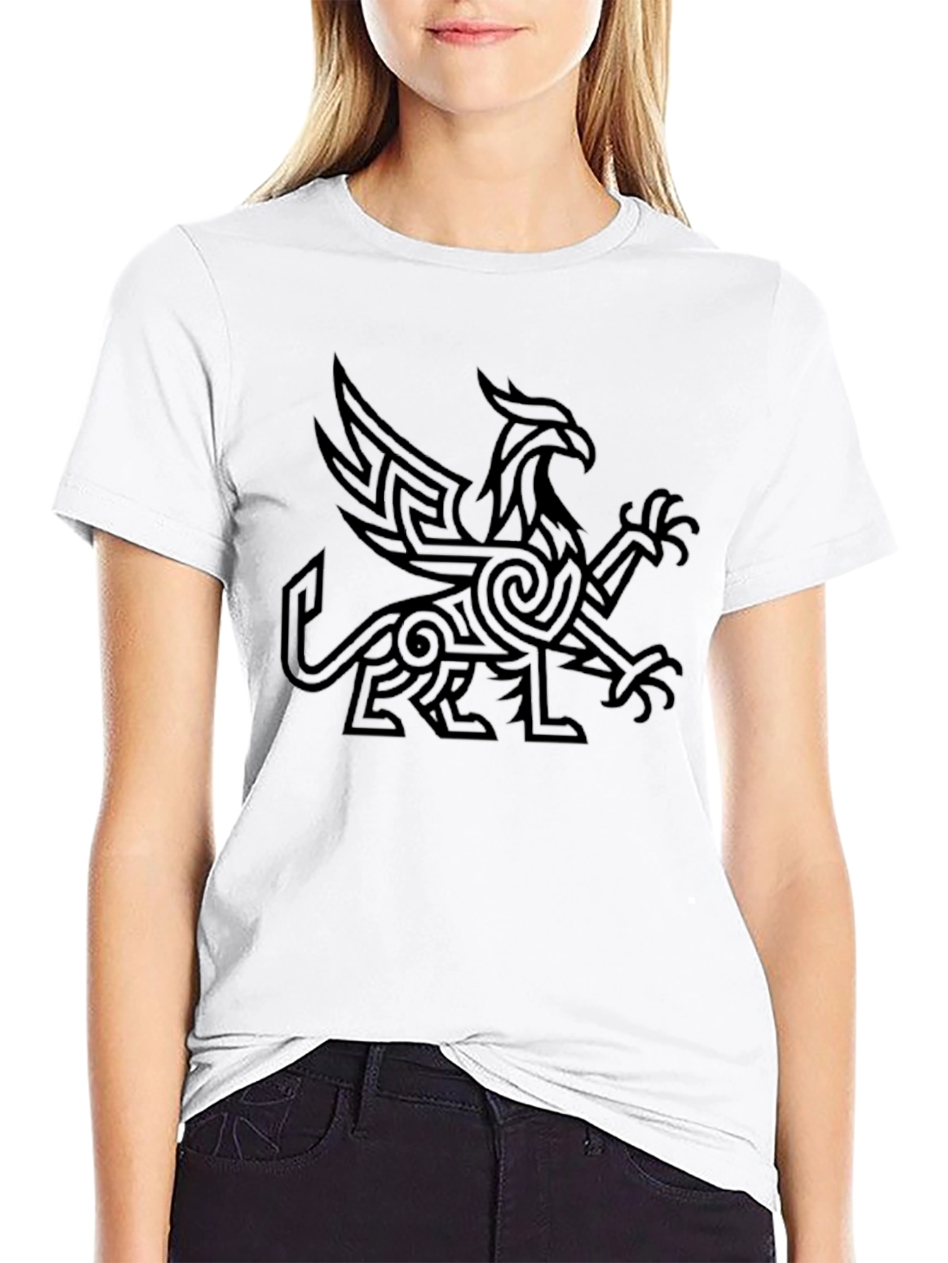 Griffin Graphic Tee - Mens Black T-Shirt
