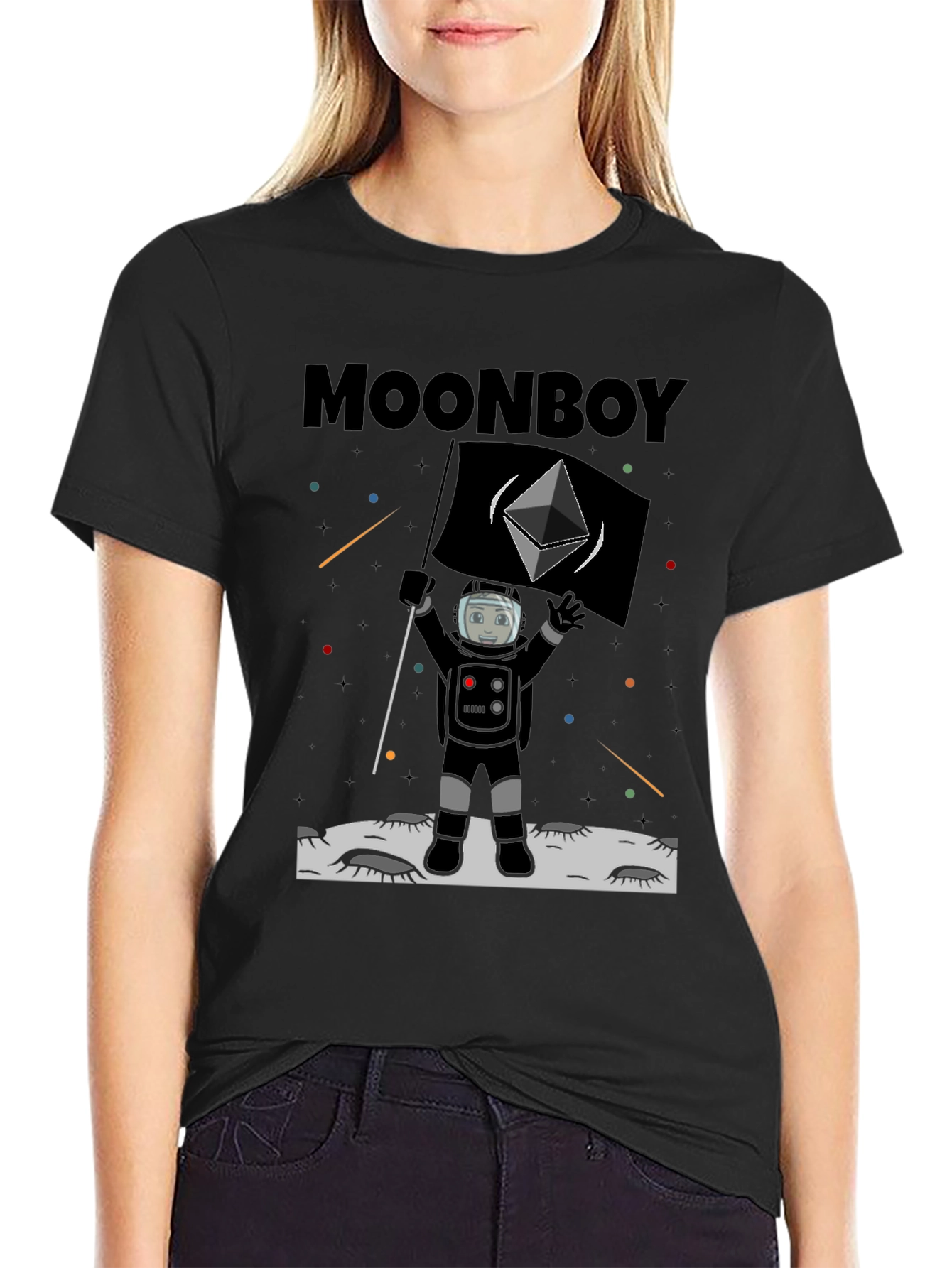 Moonboy Ethereum Astronaut T-Shirt