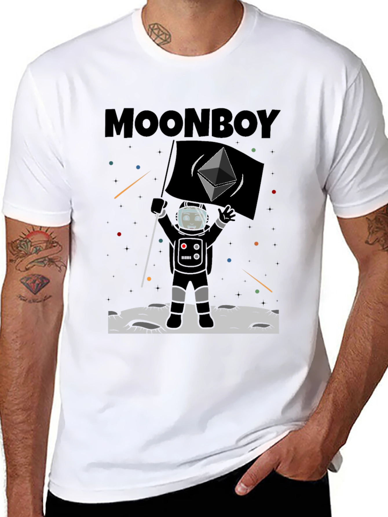 Moonboy Ethereum Astronaut T-Shirt