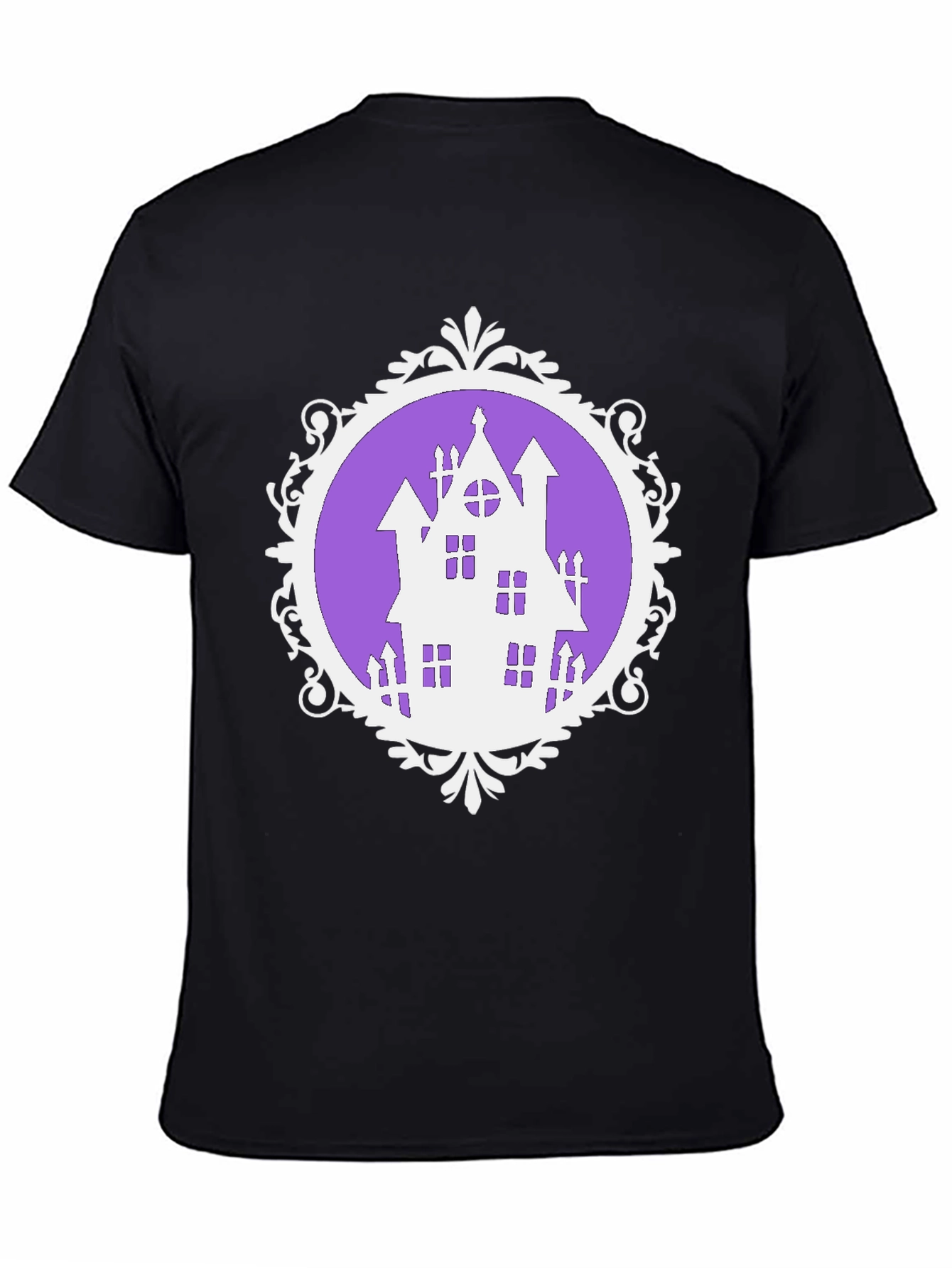 Haunted House Halloween Graphic Tee