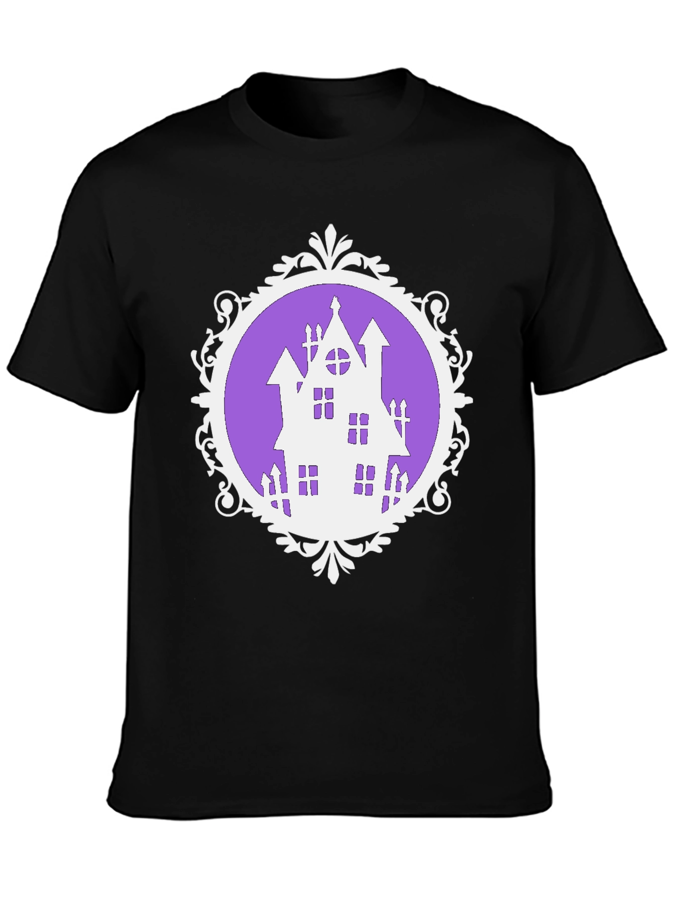 Haunted House Halloween Graphic Tee