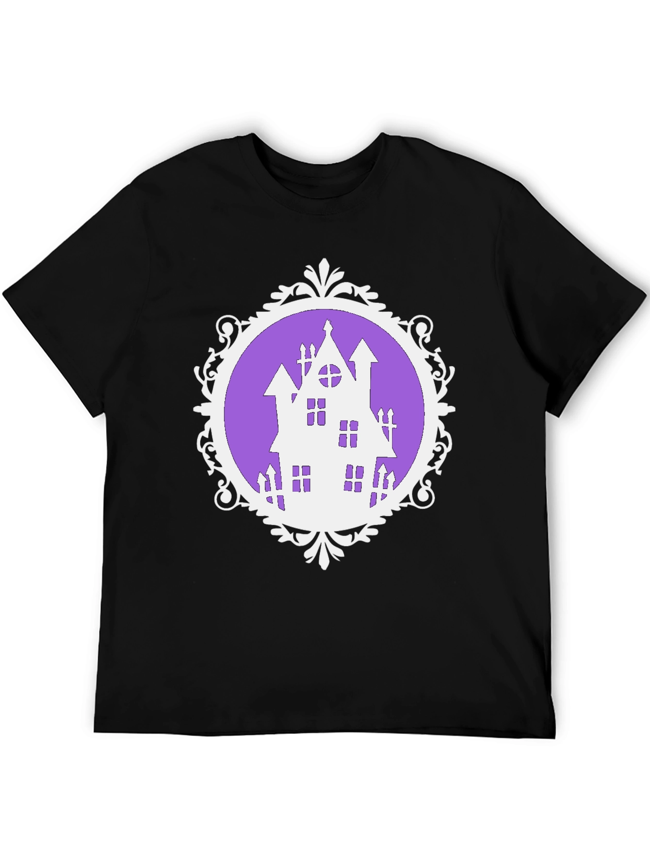 Haunted House Halloween Graphic Tee