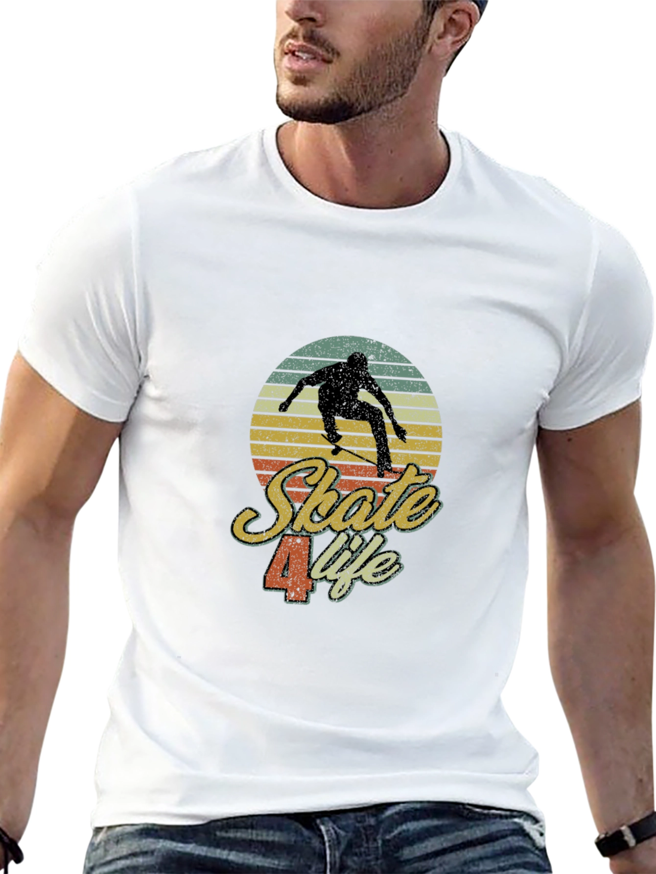 Skate 4 Life Retro Graphic Tee