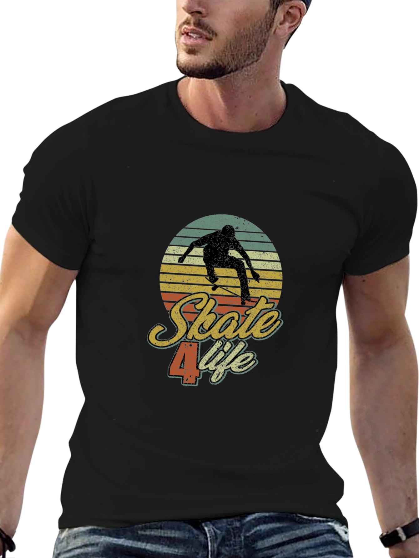 Skate 4 Life Retro Graphic Tee