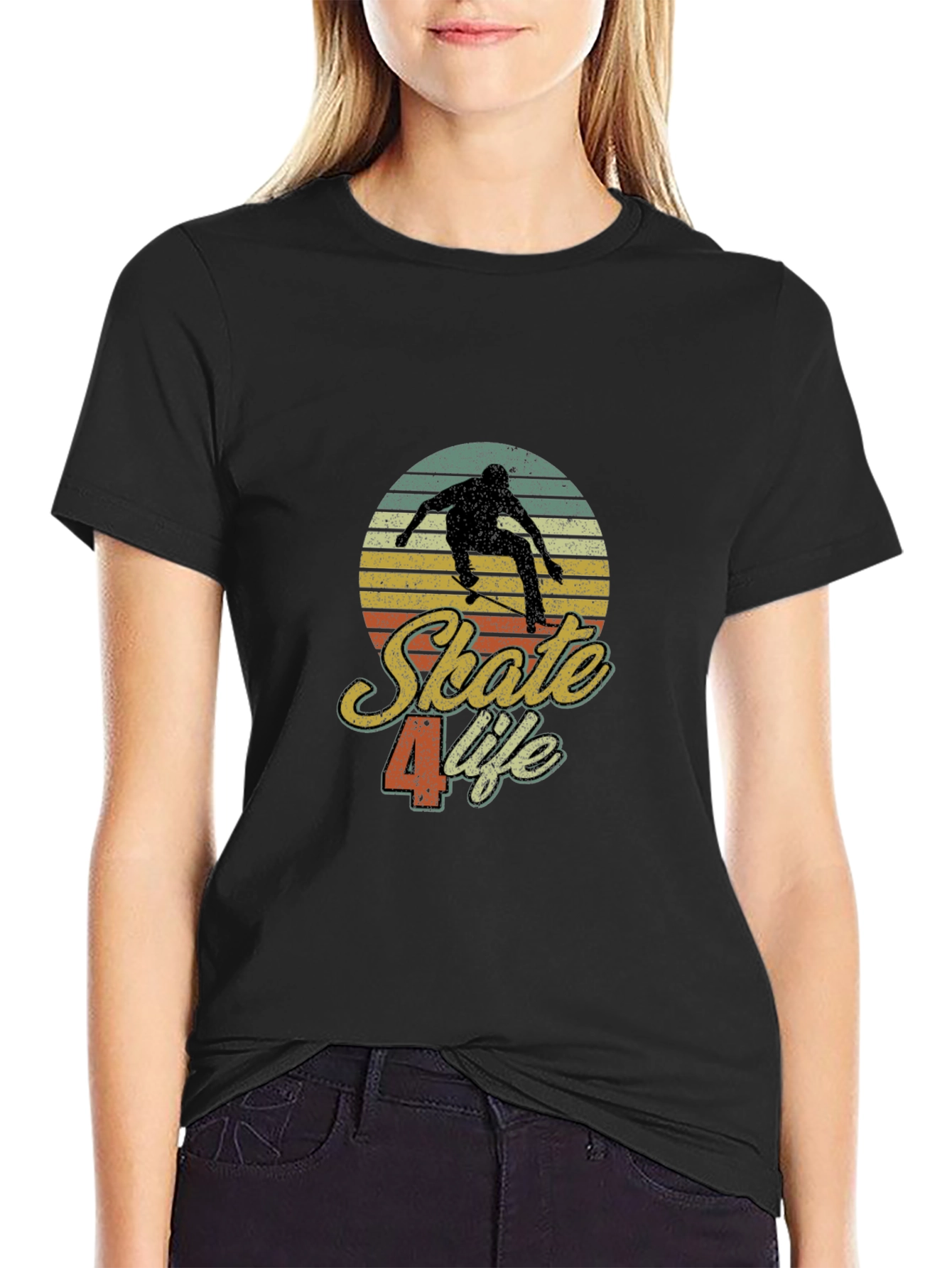 Skate 4 Life Retro Graphic Tee