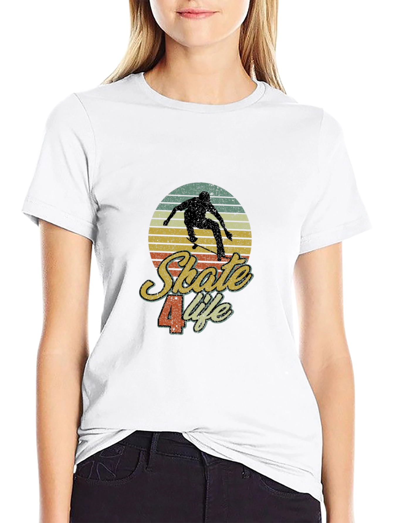Skate 4 Life Retro Graphic Tee