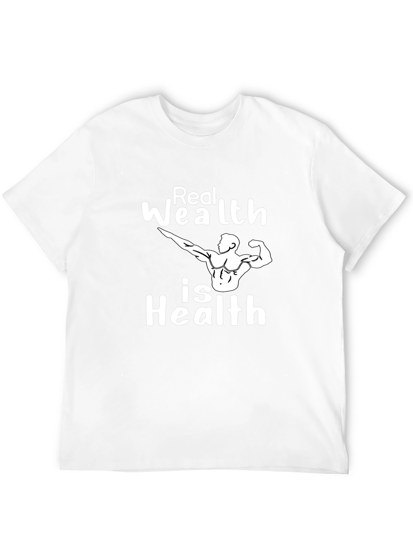 Real Wealth Is Health Graphic T-Shirt