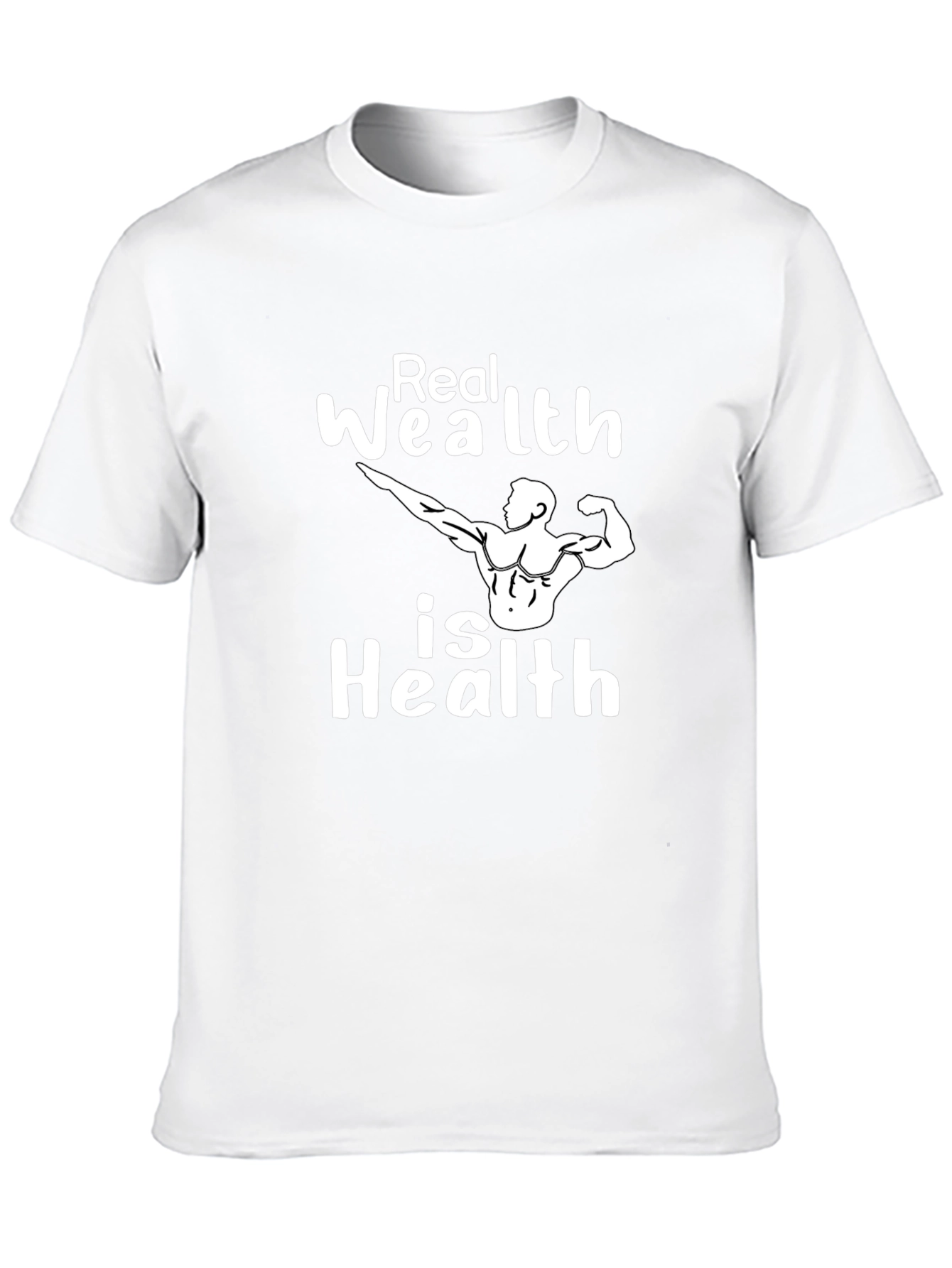 Real Wealth Is Health Graphic T-Shirt
