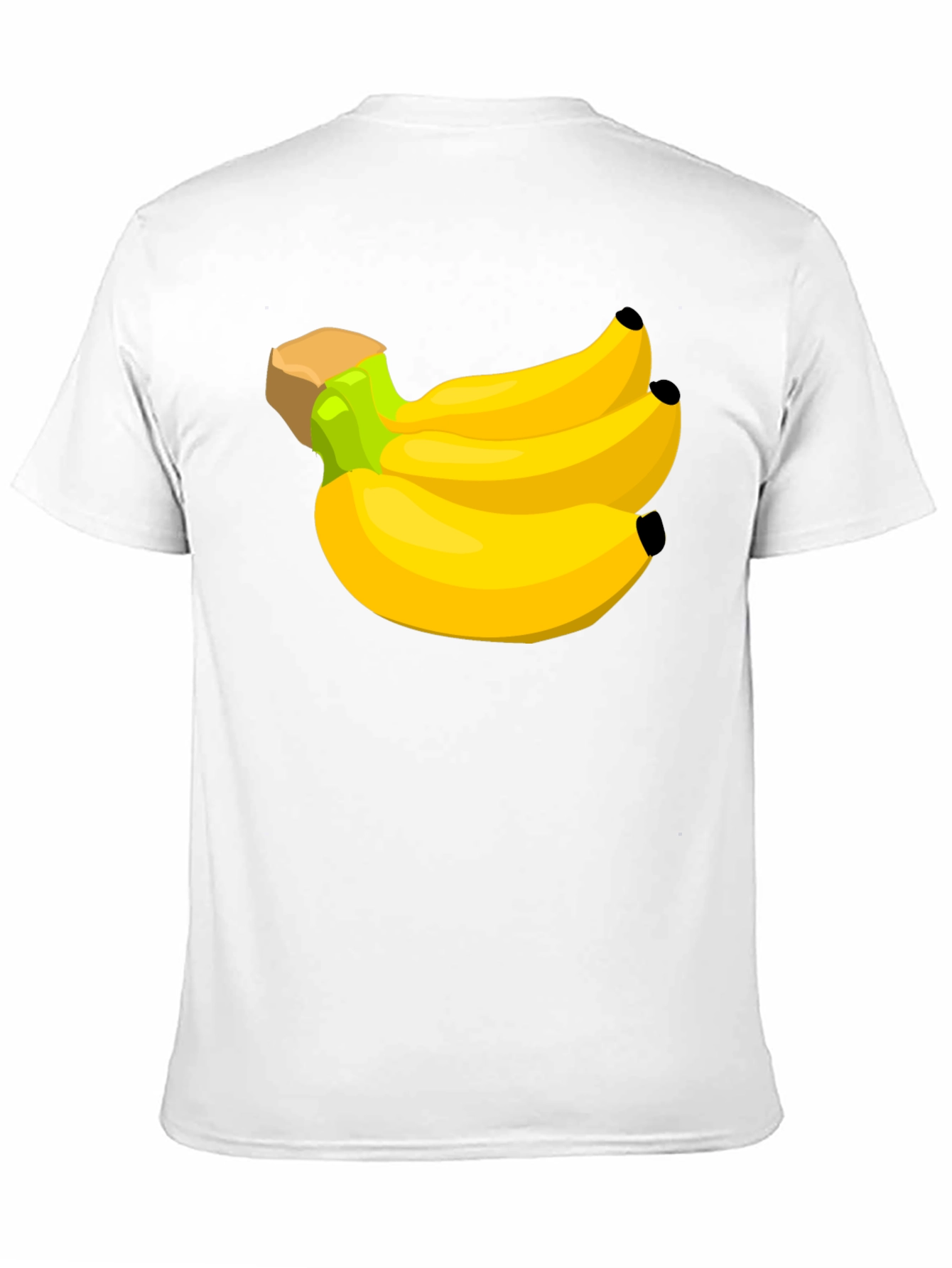 Banana Bunch Graphic Tee - Black Cotton T-Shirt