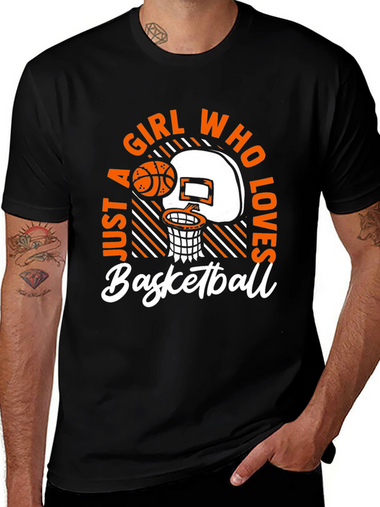 Girl Who Loves Basketball T-Shirt