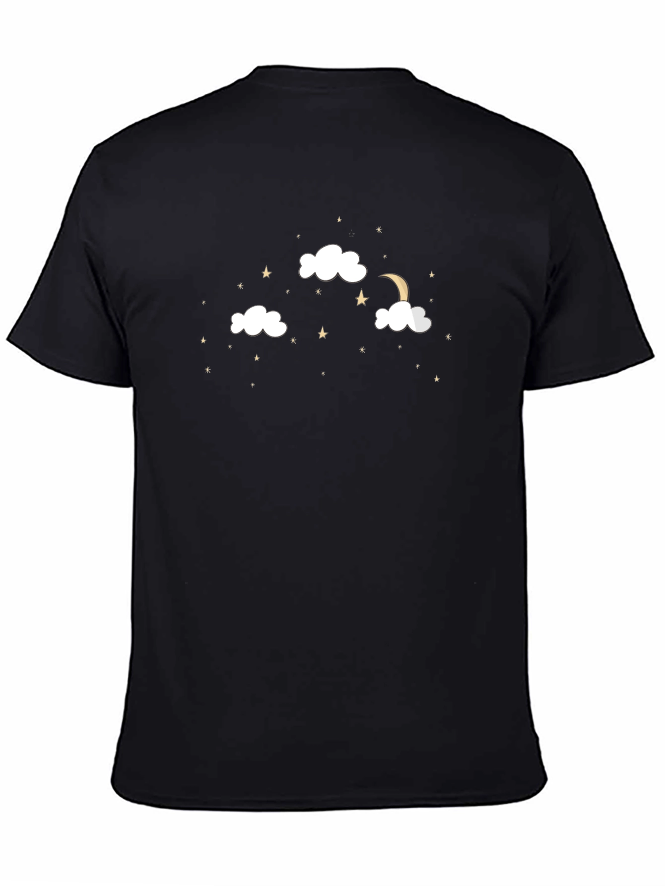 Night Sky T-Shirt - Stars & Moon Design