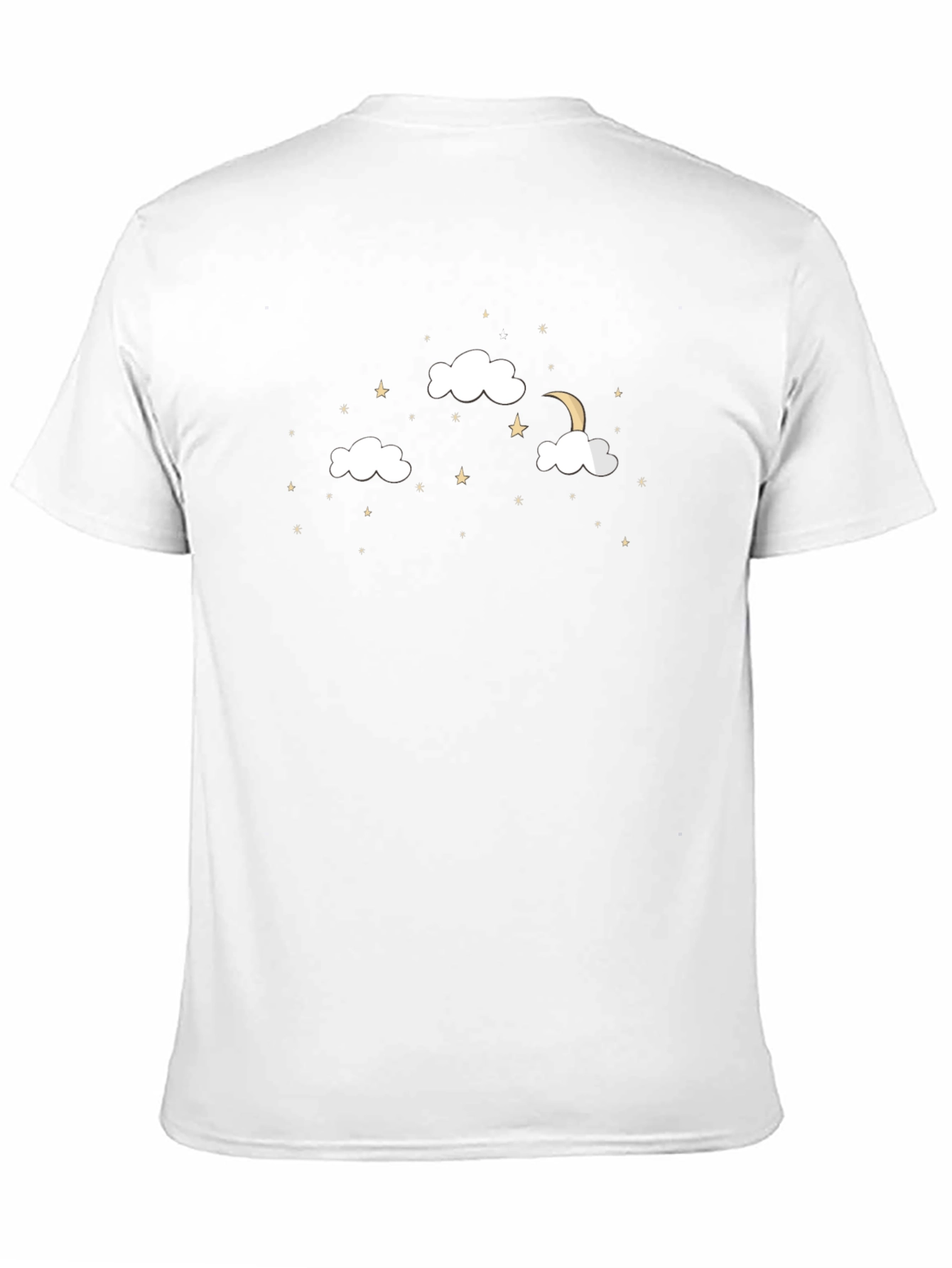 Night Sky T-Shirt - Stars & Moon Design