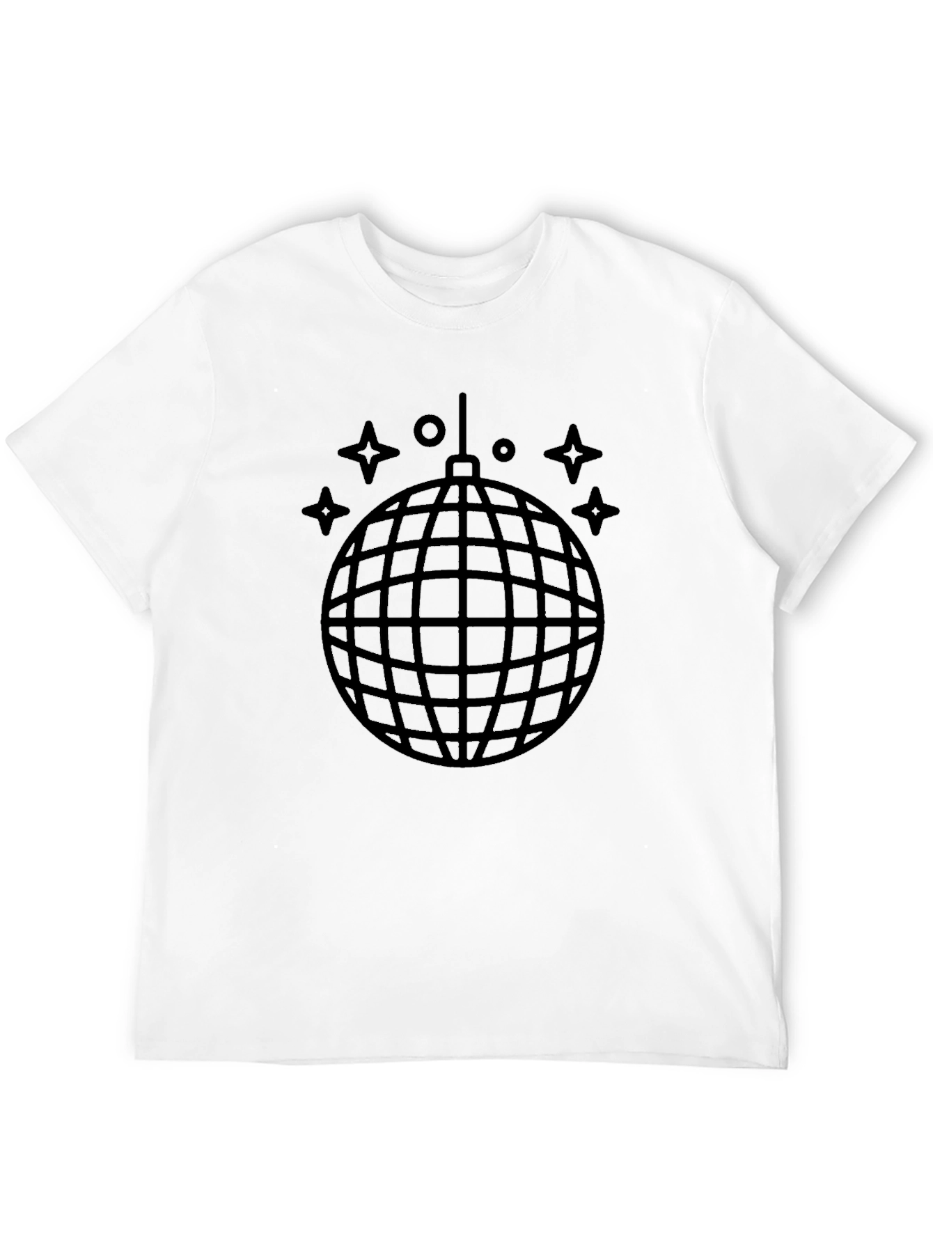 Disco Ball Graphic Tee - Party Ready