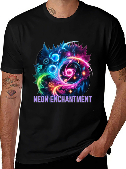 Neon Enchantment Graphic T-Shirt