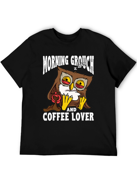 Morning Grouch Owl Coffee Lover T-Shirt
