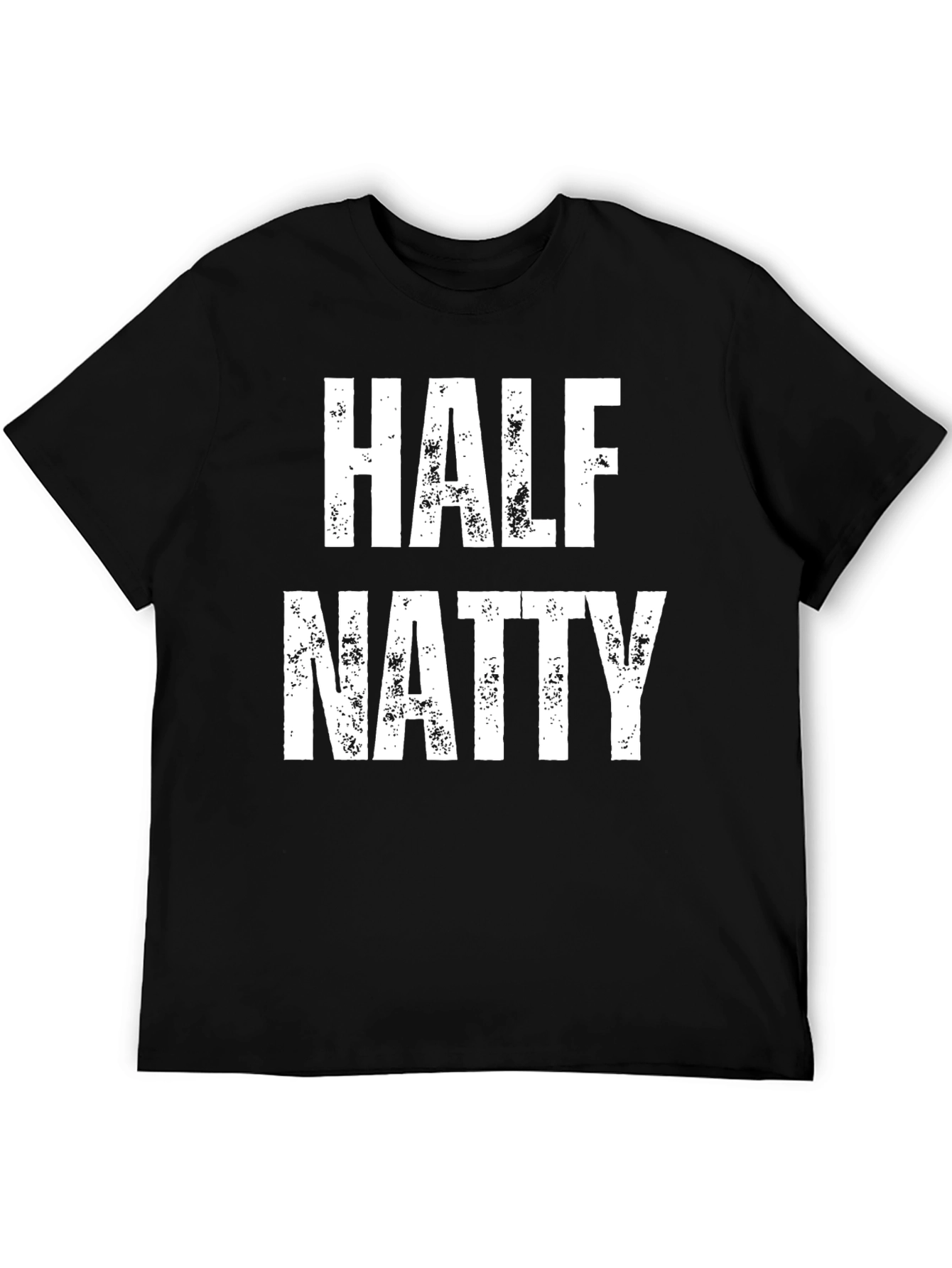 Half Natty Distressed Print T-Shirt