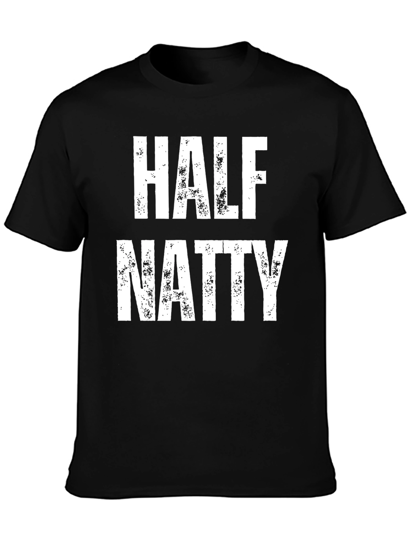 Half Natty Distressed Print T-Shirt