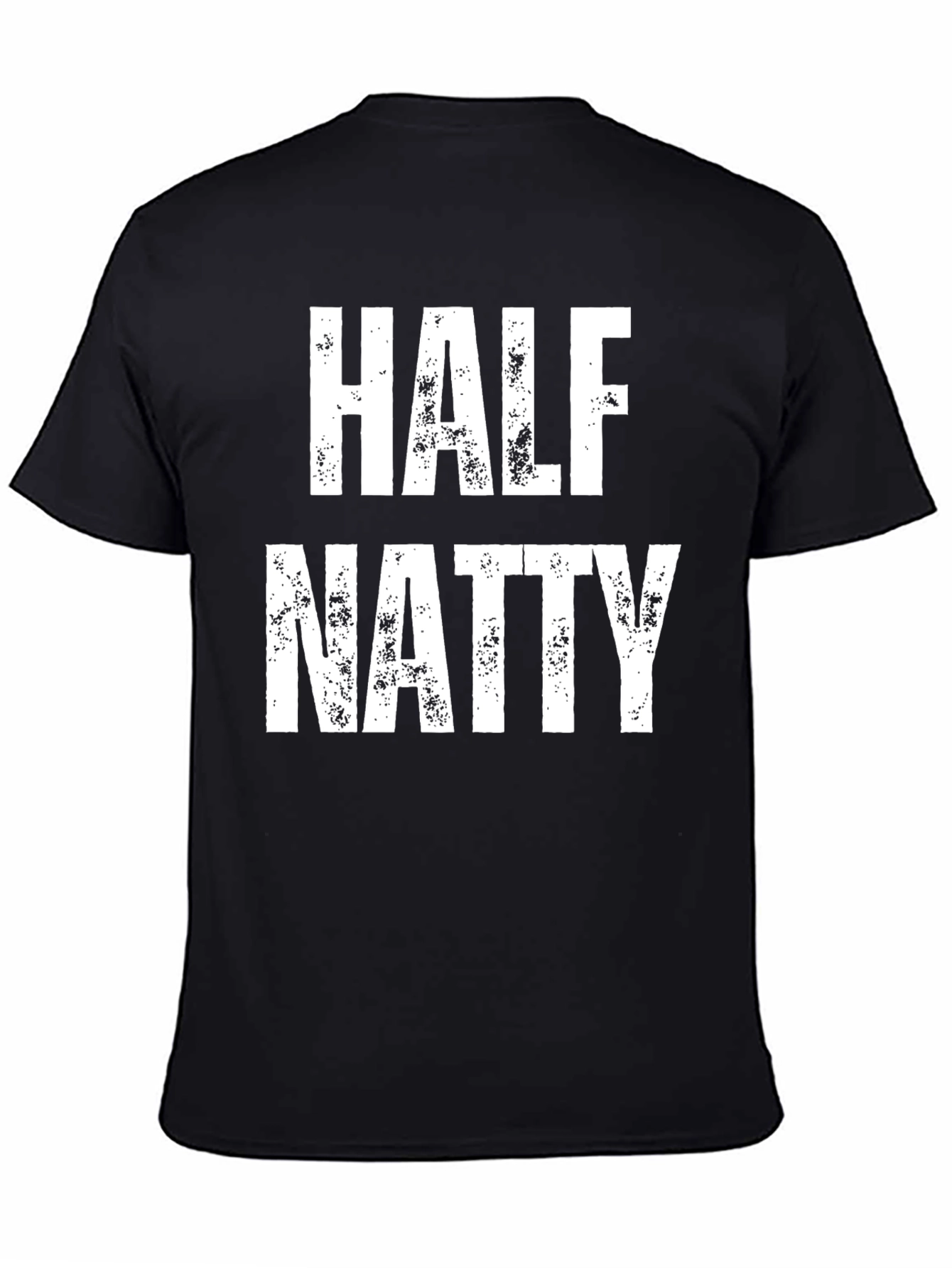 Half Natty Distressed Print T-Shirt