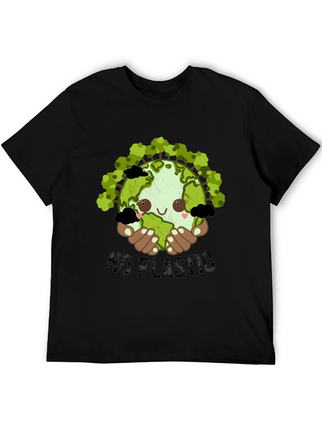 Eco-Friendly No Plastic Graphic Tee