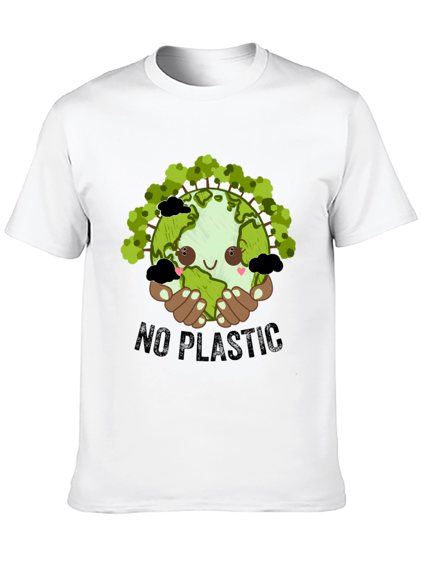 Eco-Friendly No Plastic Graphic Tee