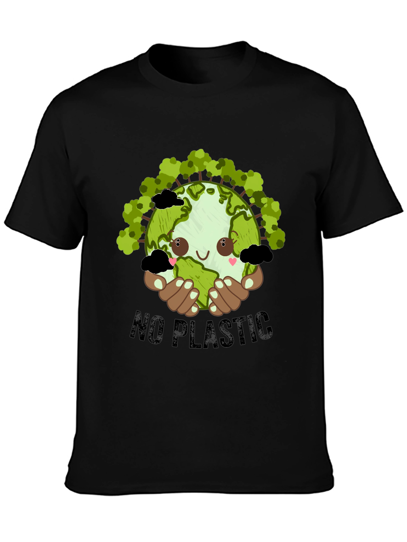 Eco-Friendly No Plastic Graphic Tee