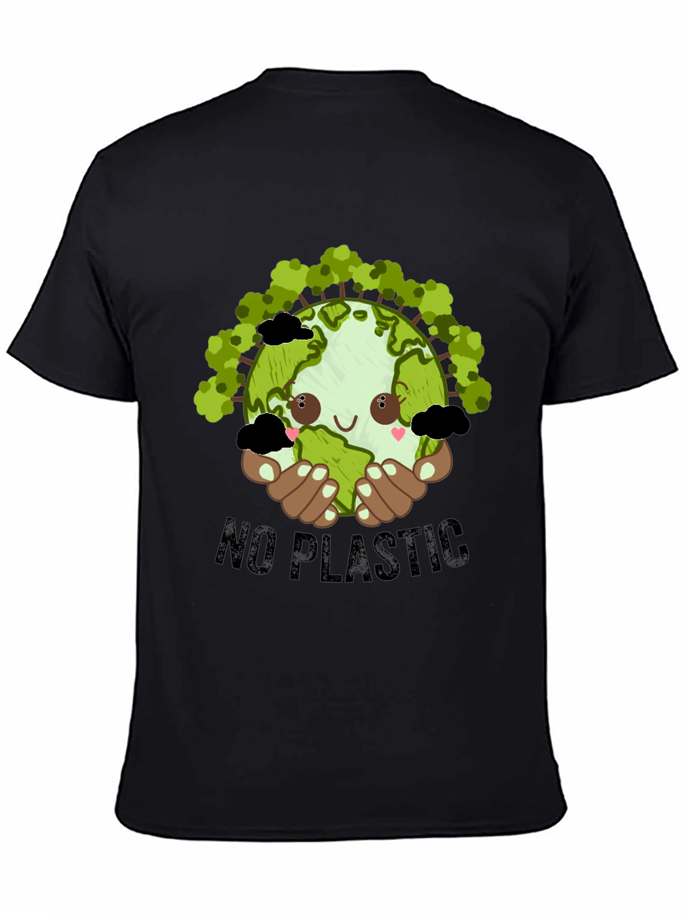 Eco-Friendly No Plastic Graphic Tee