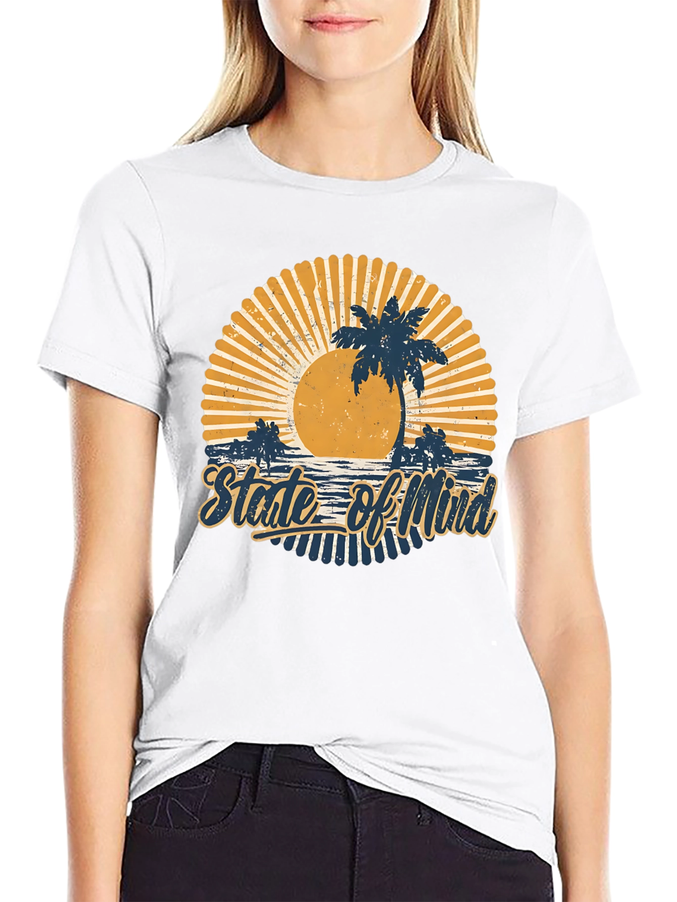 State of Mind Palm Tree Graphic Tee