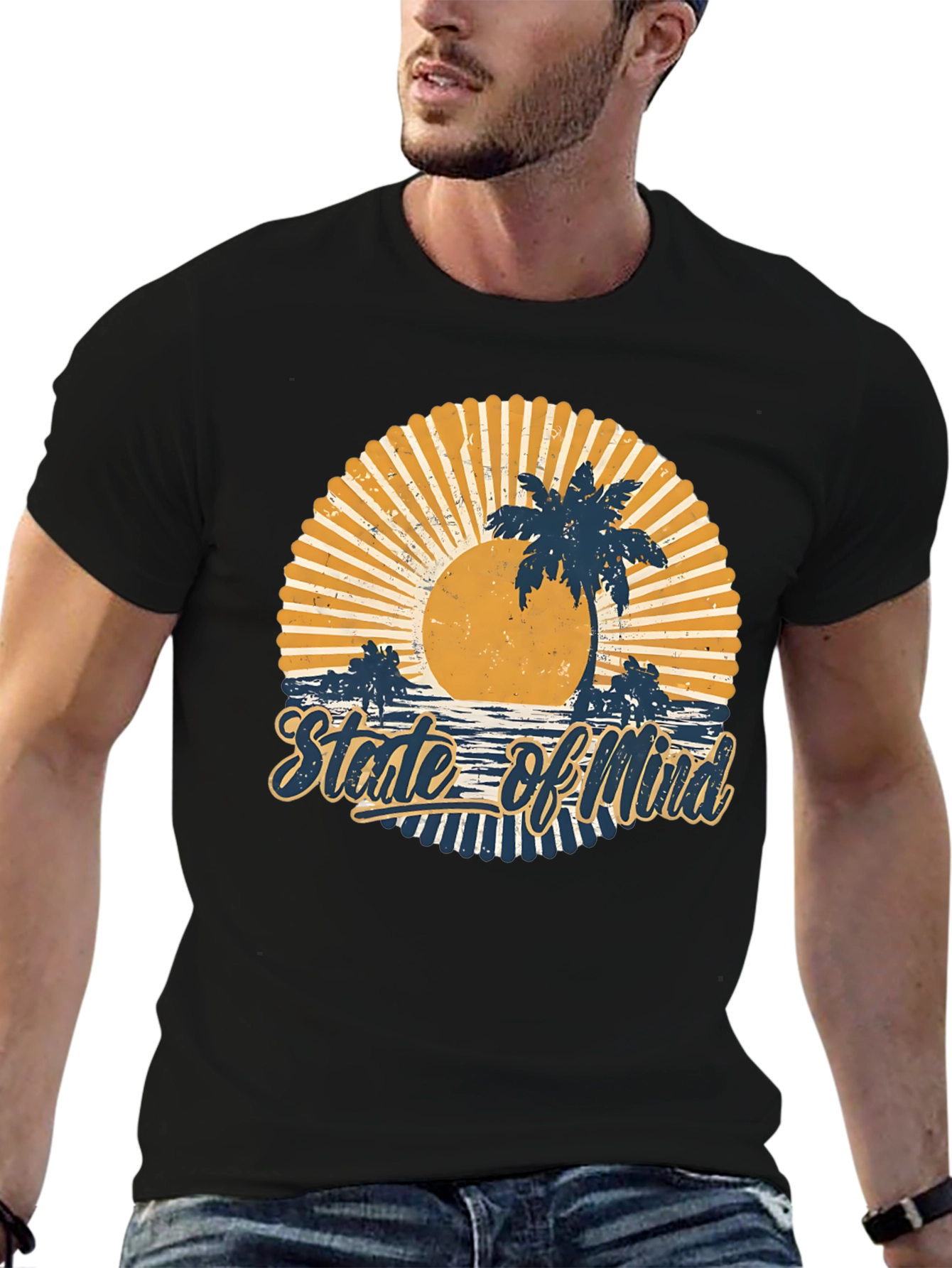 State of Mind Palm Tree Graphic Tee