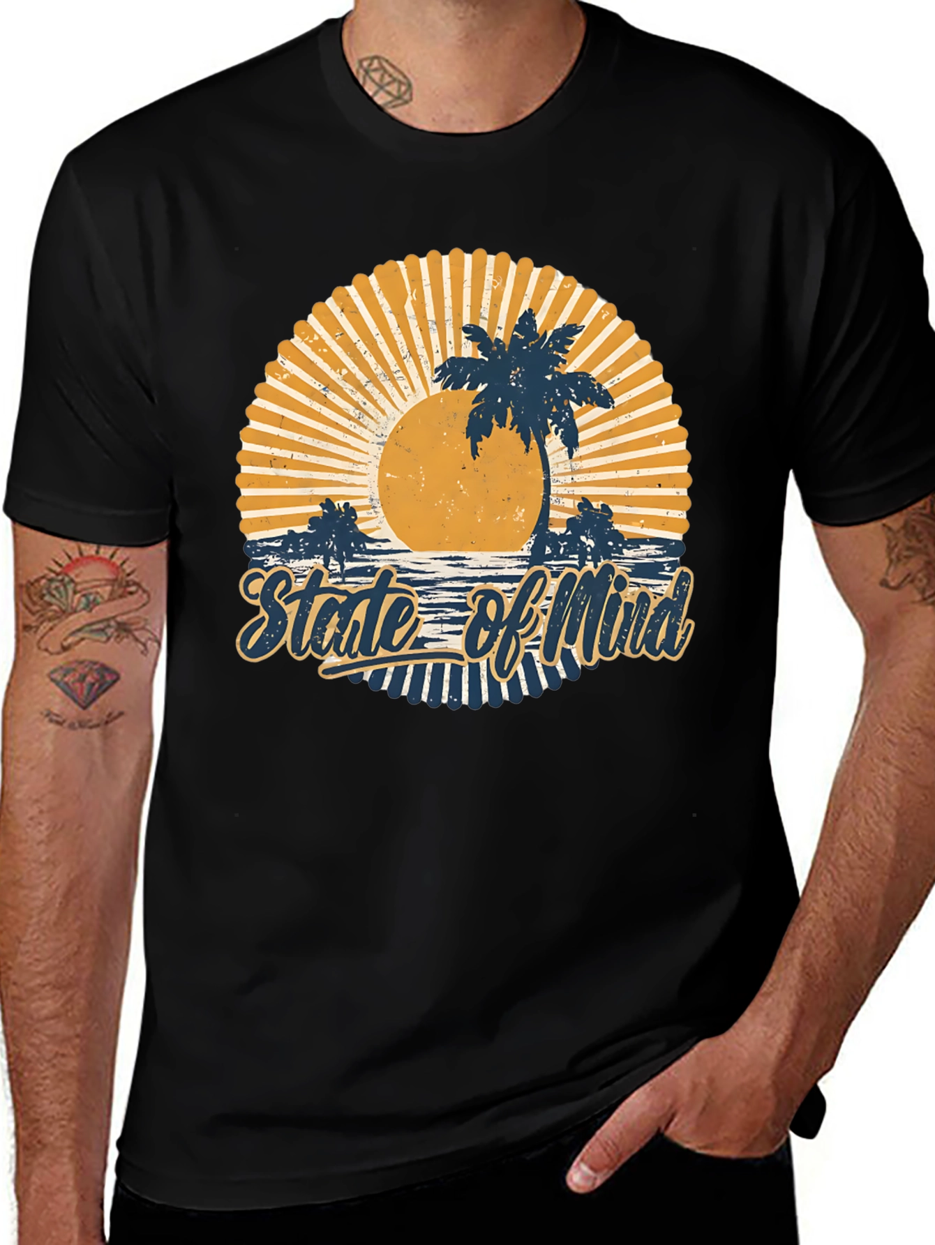 State of Mind Palm Tree Graphic Tee